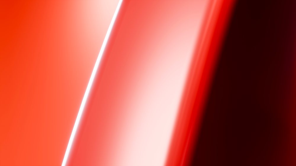 Shiny red glossy abstract surface with light reflections illustration