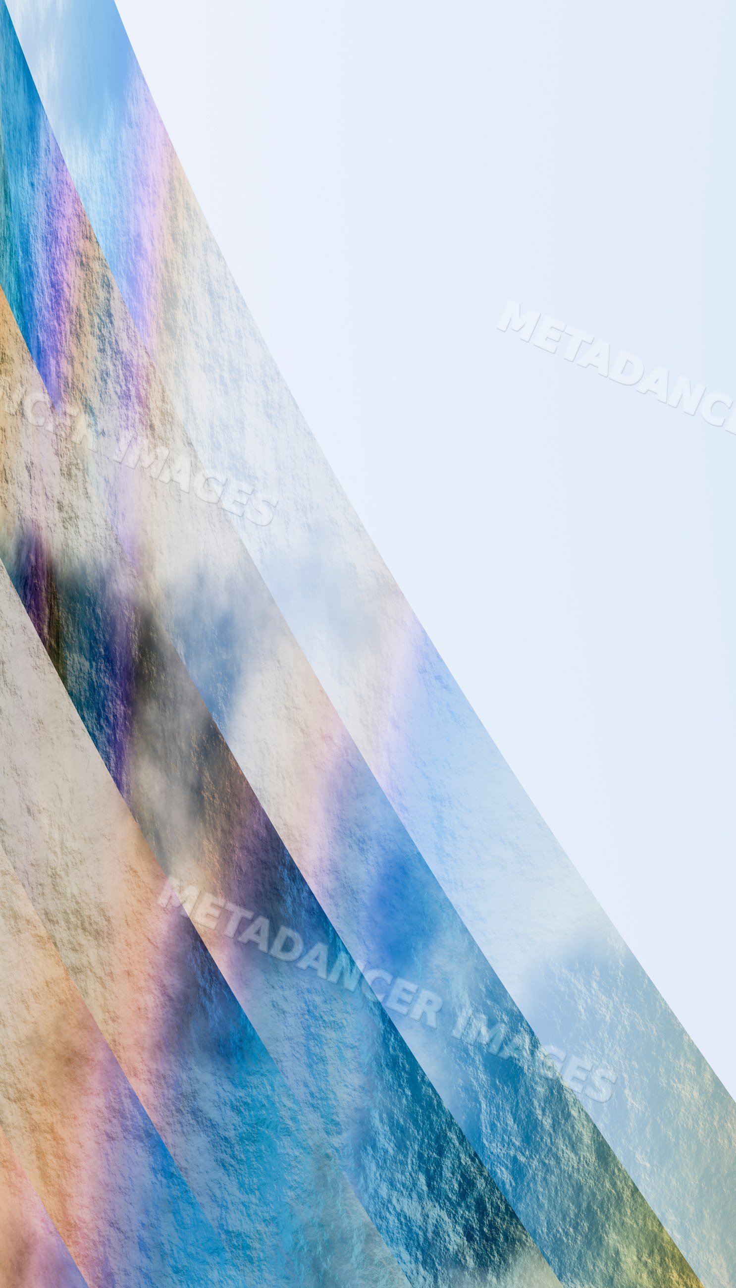 Colorful abstract diagonal stripes with soft textured effect