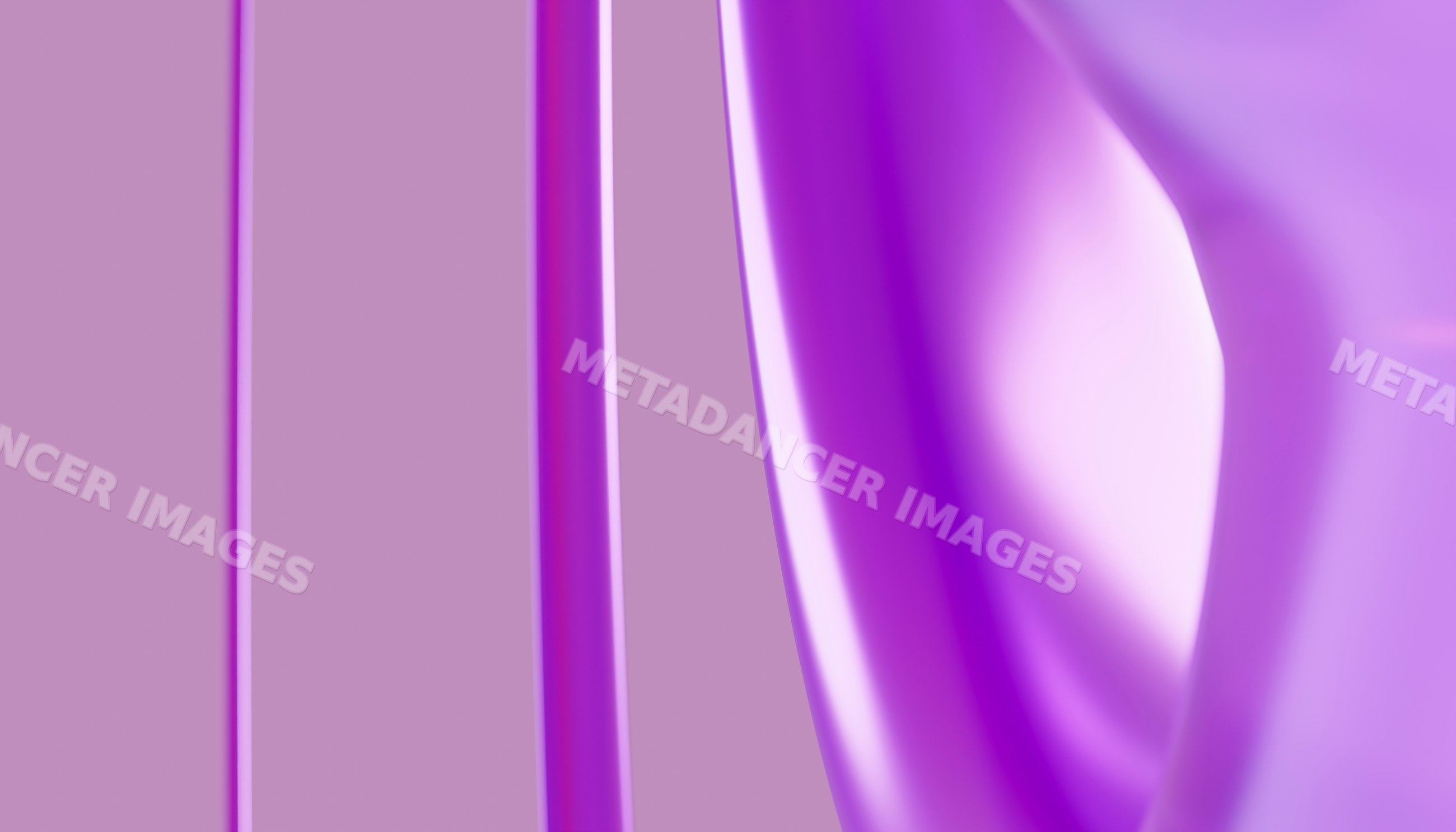 Purple abstract smooth curved shapes background