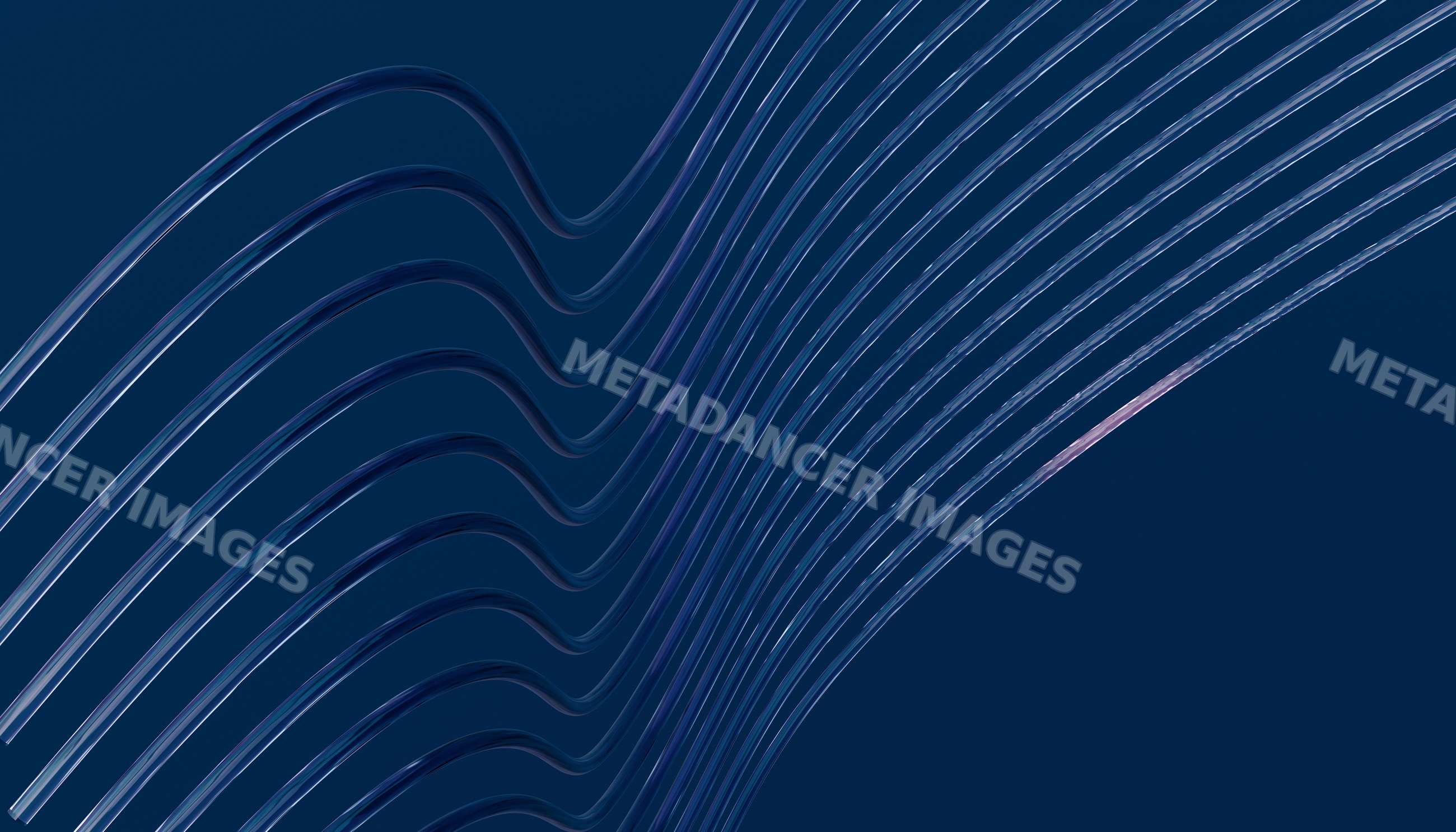Abstract smooth curved blue wave pattern background