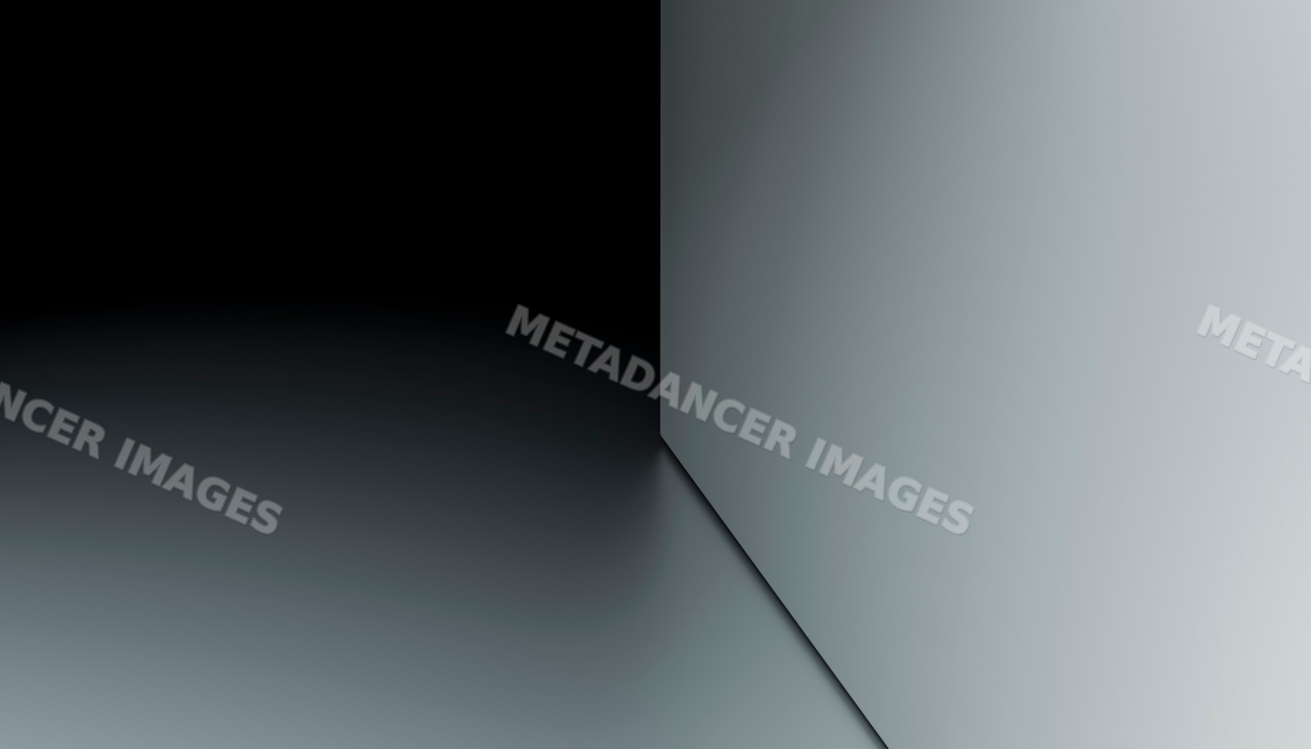 Abstract corner with minimalist grey and black geometric shadow