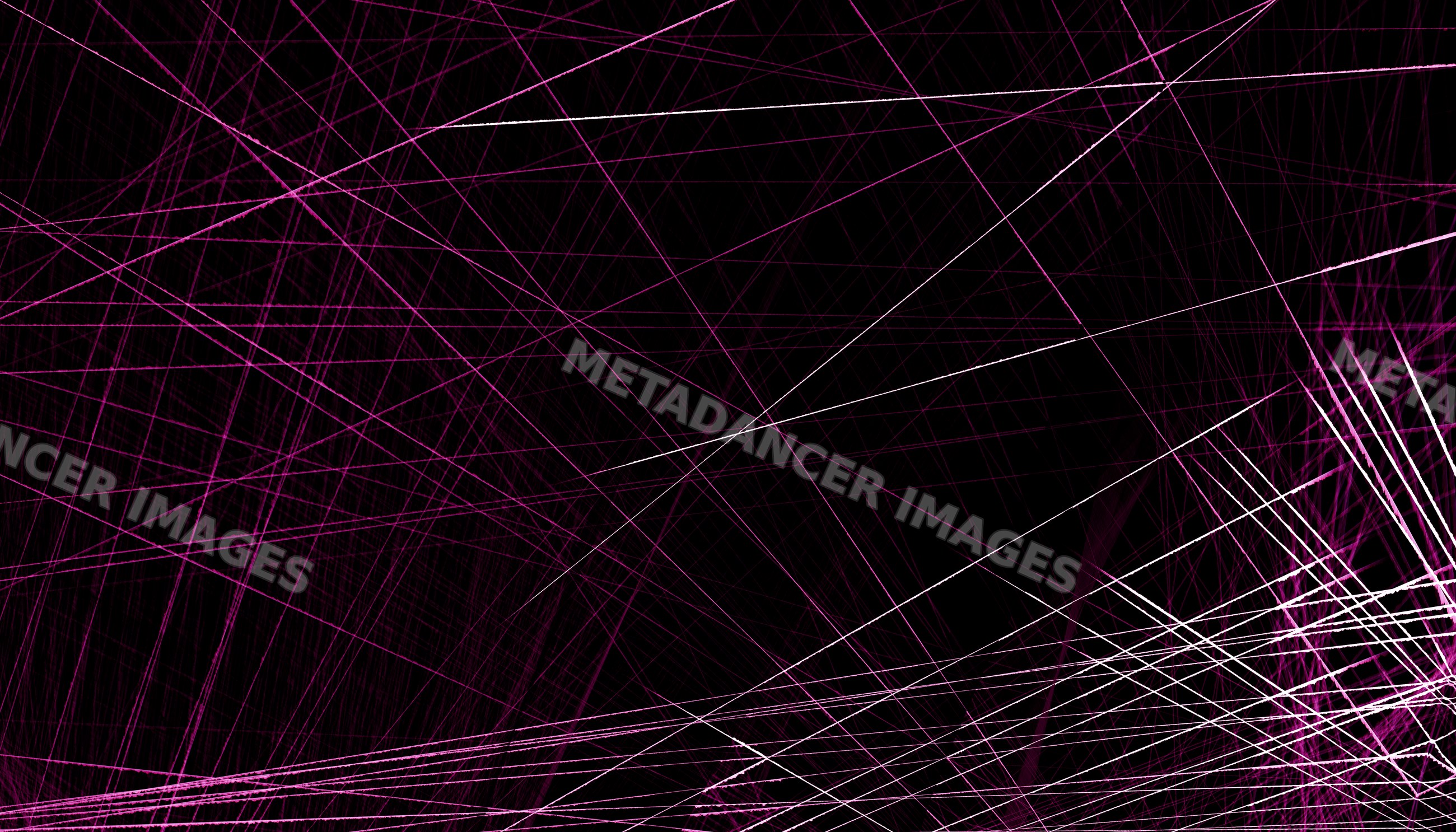 Abstract intersecting purple lines on a dark background creating