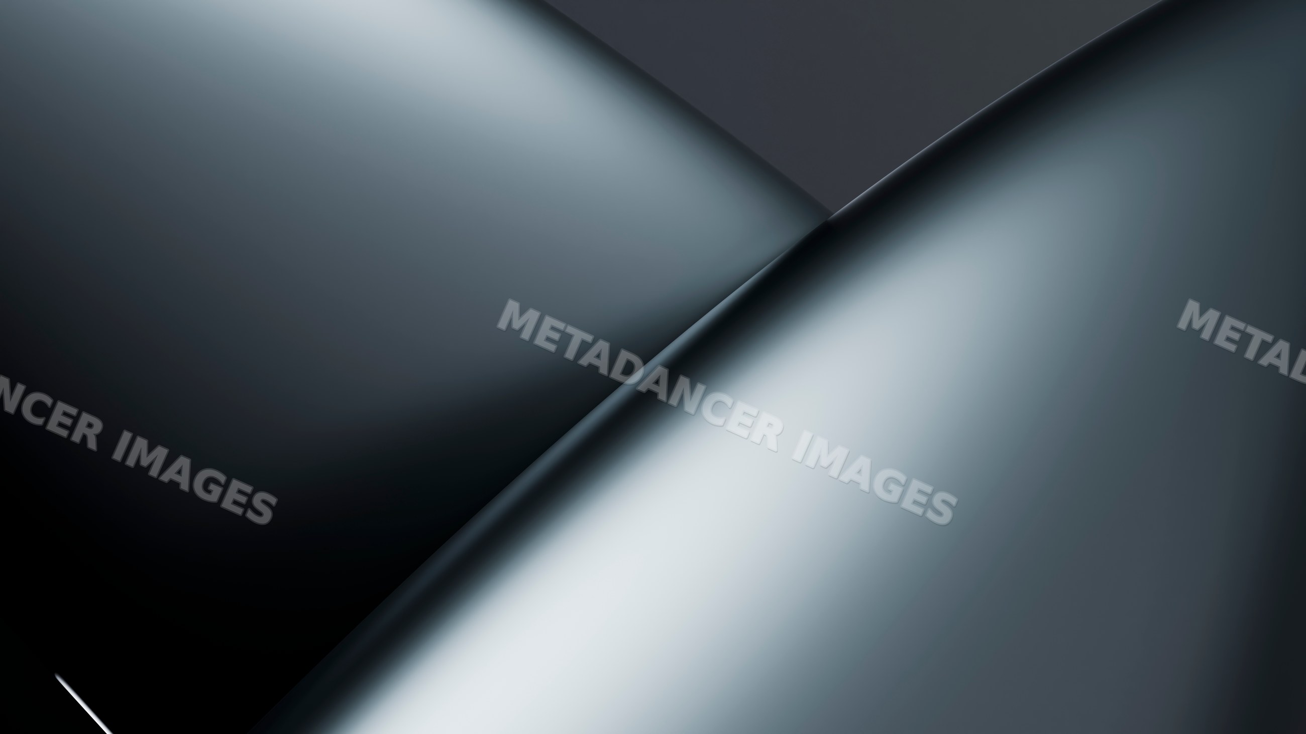Abstract black shiny smooth curve background with reflections