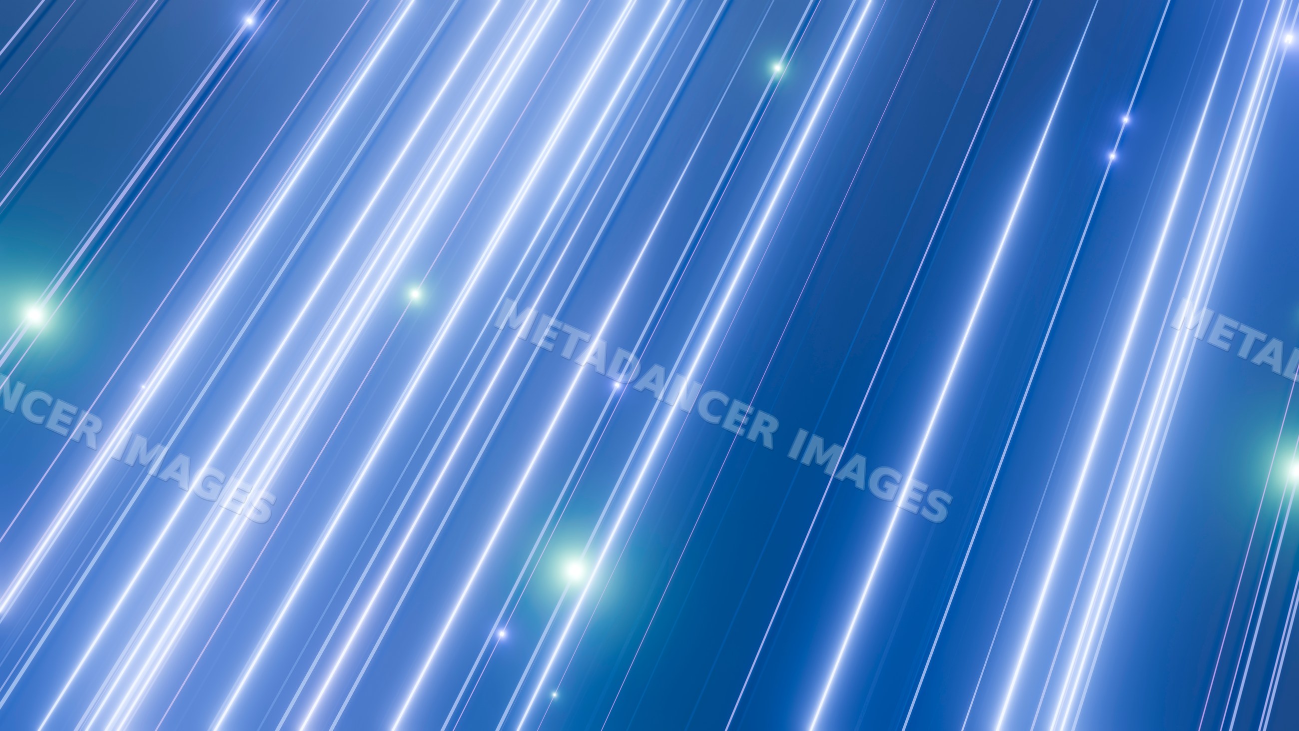 Abstract glowing light streaks digital illustration on blue background