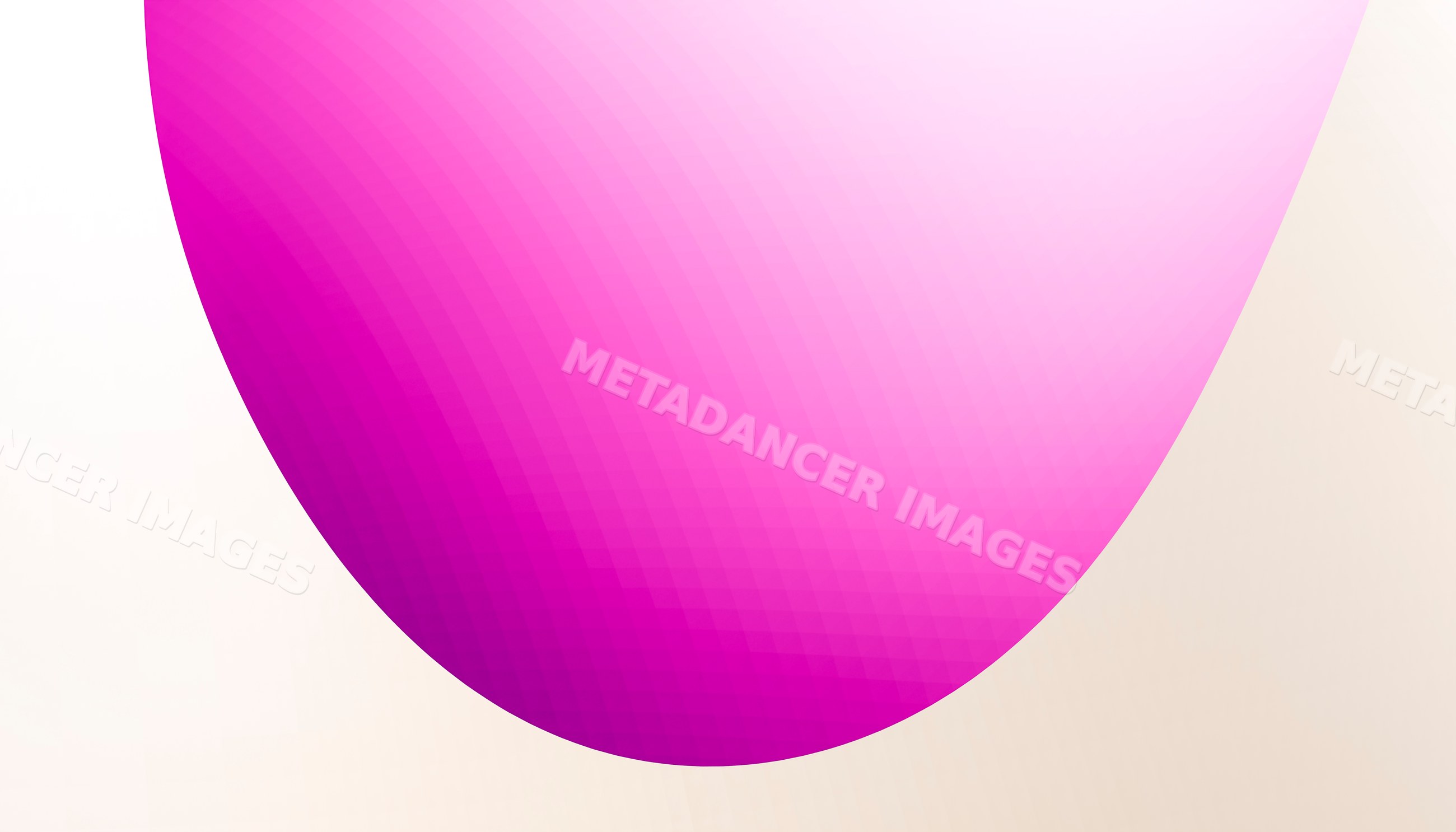 A smooth minimalist abstract image with a large pink curved gradient