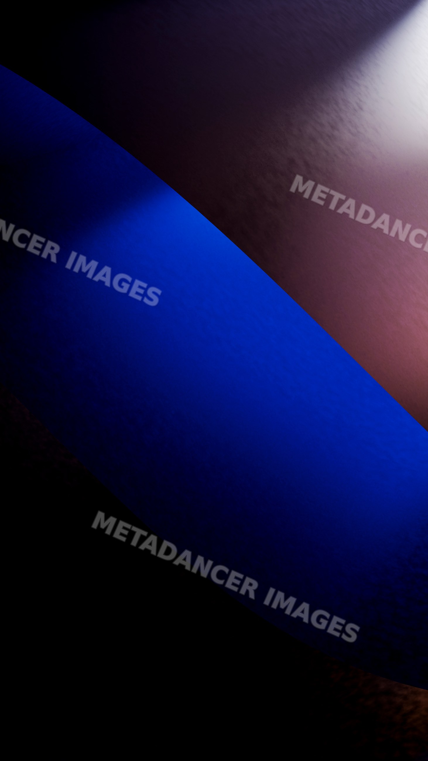 Abstract curved smooth surface with blue and purple gradient