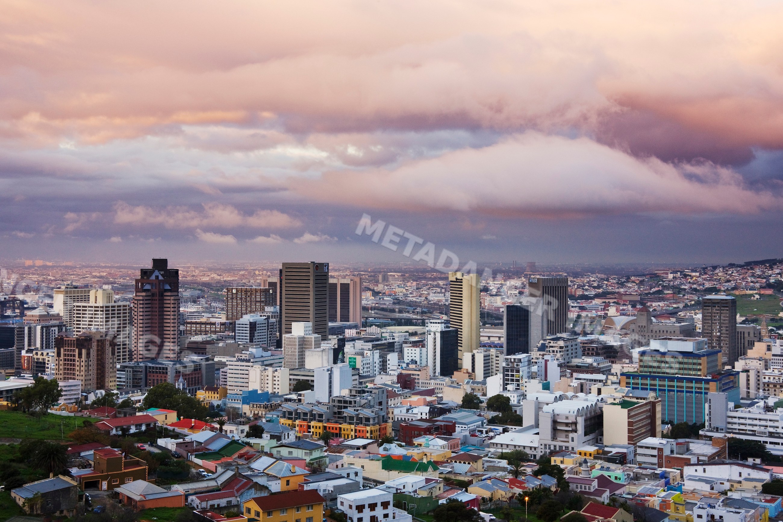 Cape town cityscape south africa