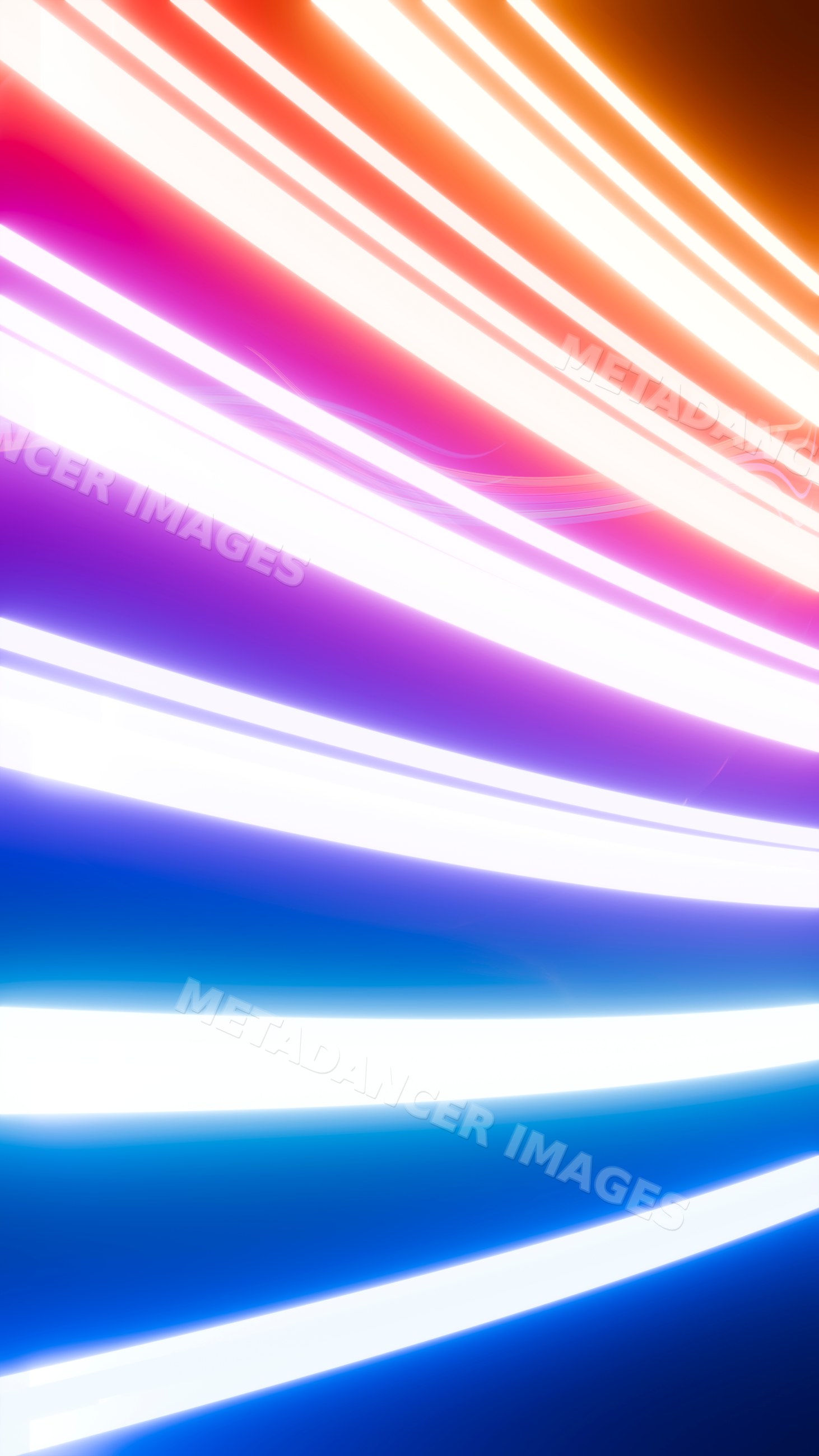 Bright colorful light streaks abstract digital illumination effect