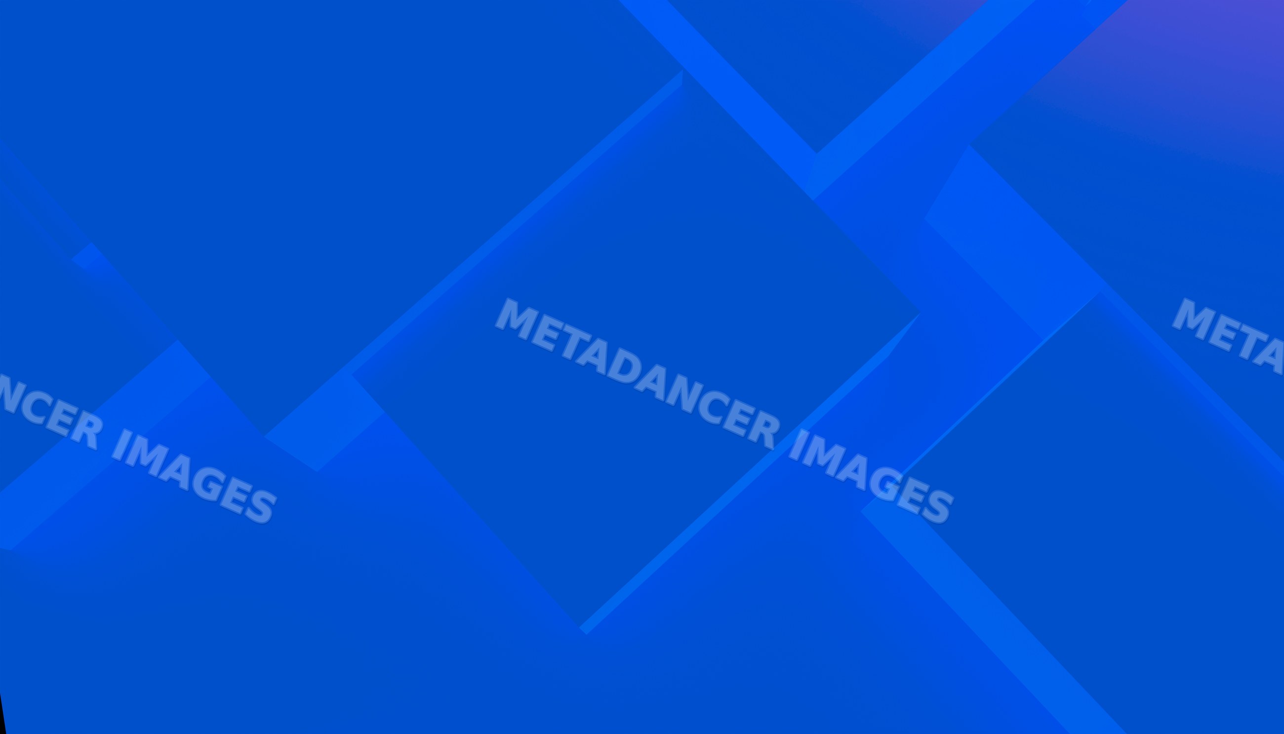 Blue geometric shapes overlapping in modern abstract design