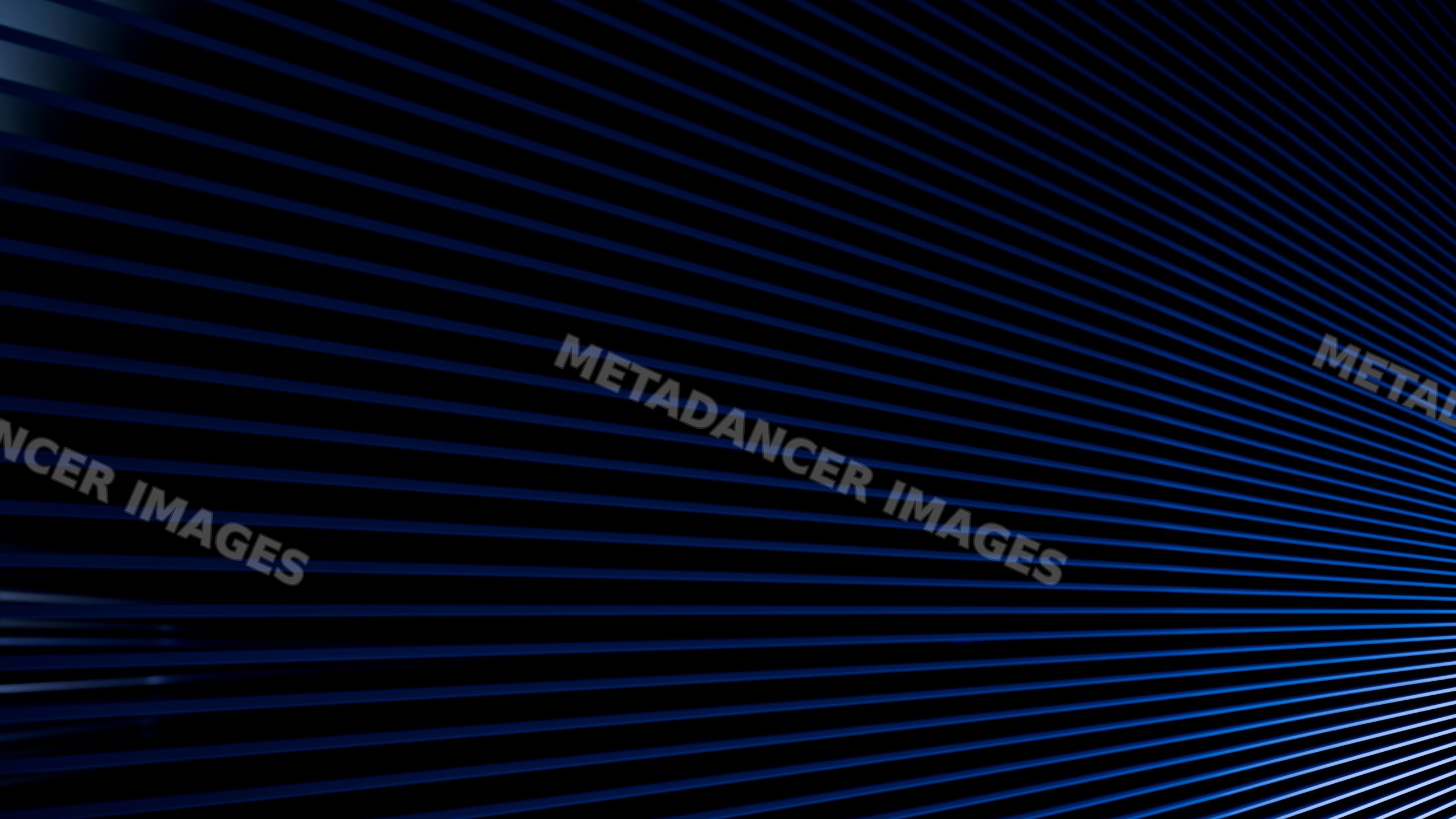 Abstract blue diagonal lines graphic illustration on black background