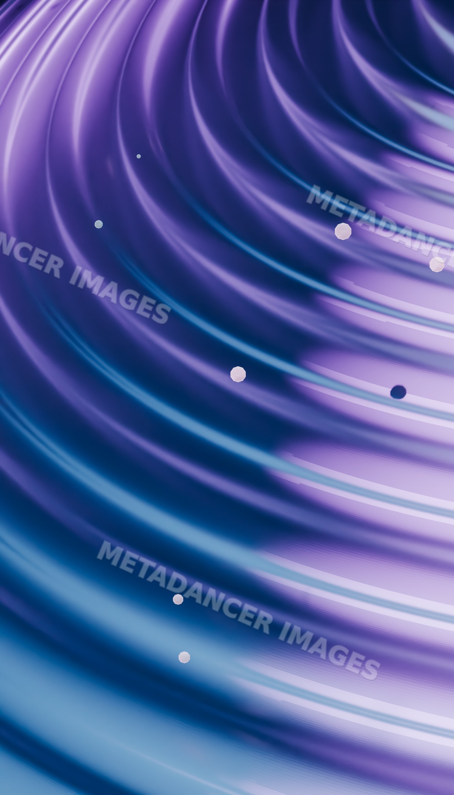 Abstract purple and blue digital wave ripple rendering with floating