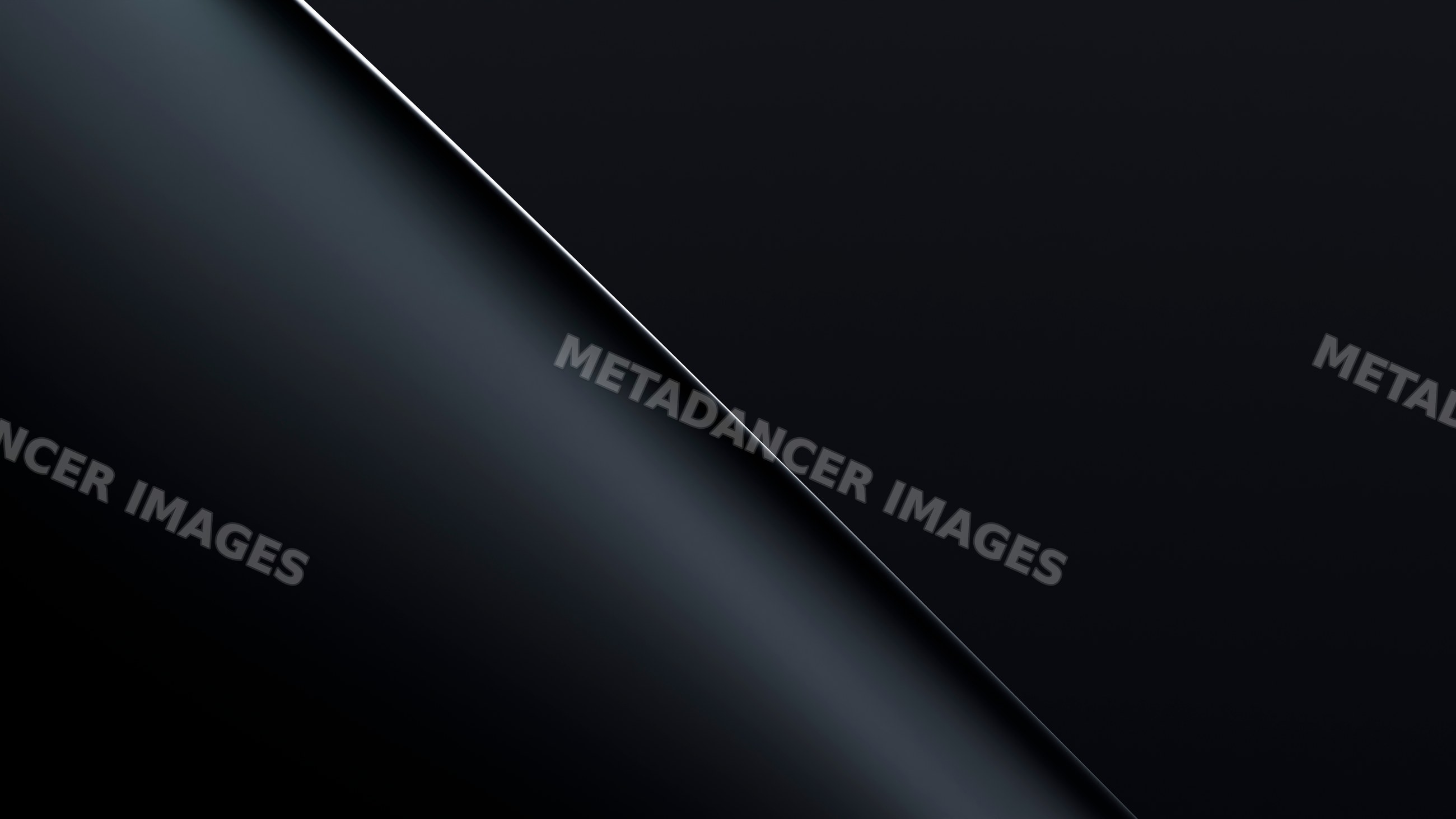Smooth curved black surface