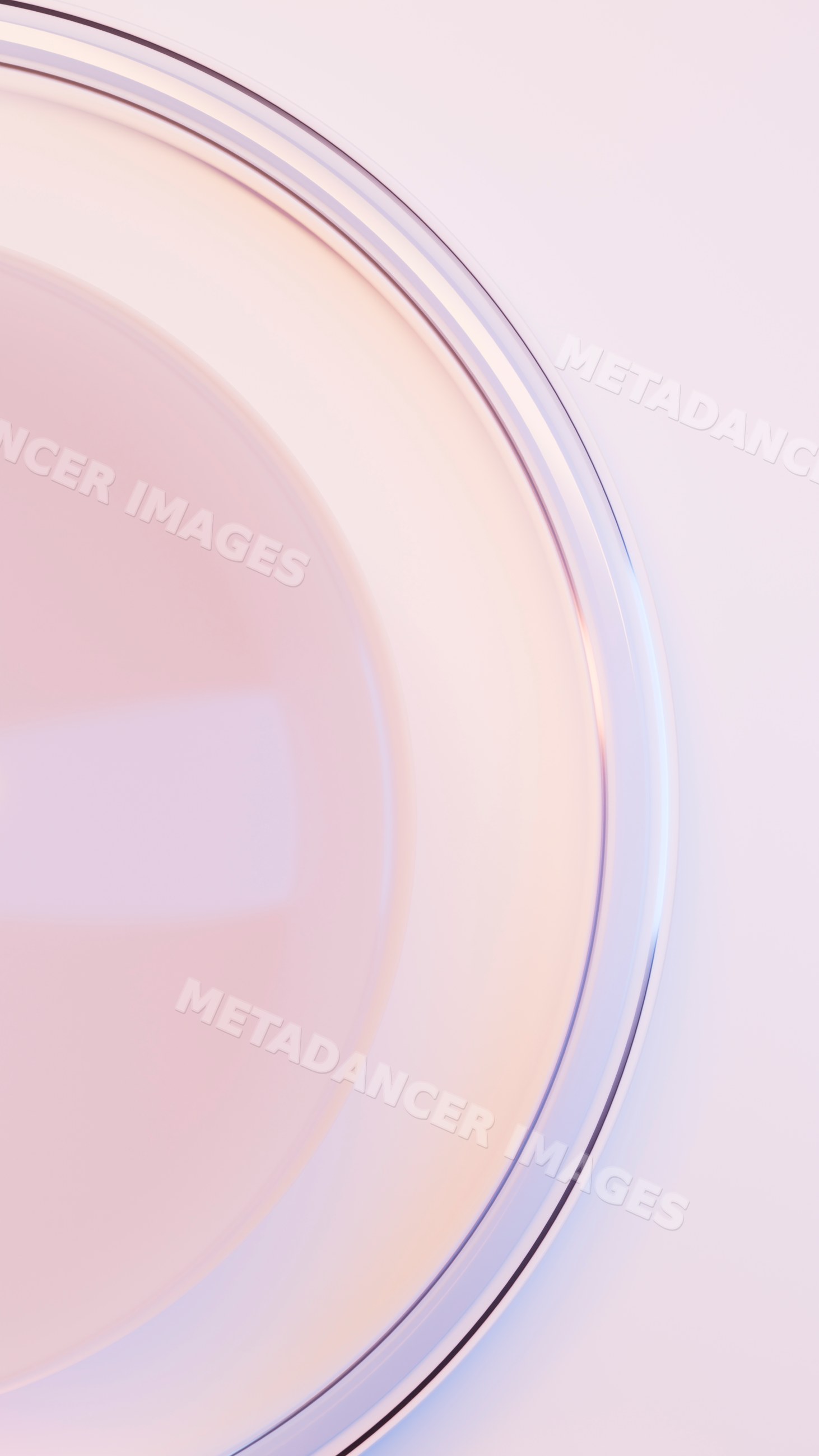 Abstract smooth round shape with pastel gradient colors