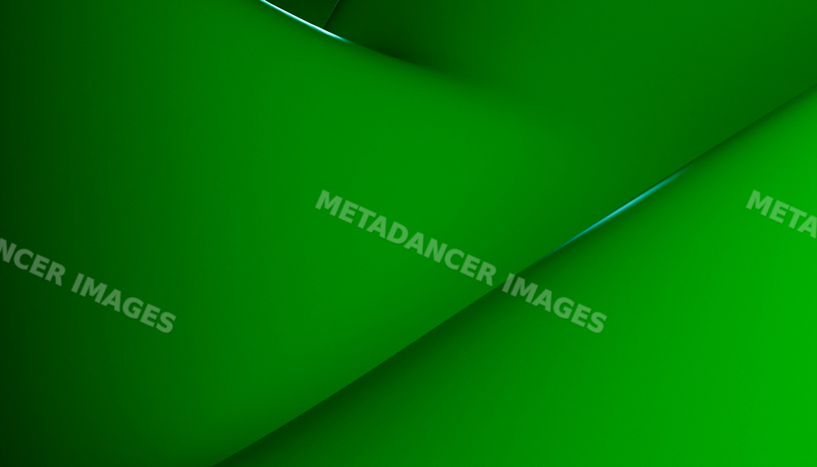 Abstract green layered shapes create a smooth modern digital