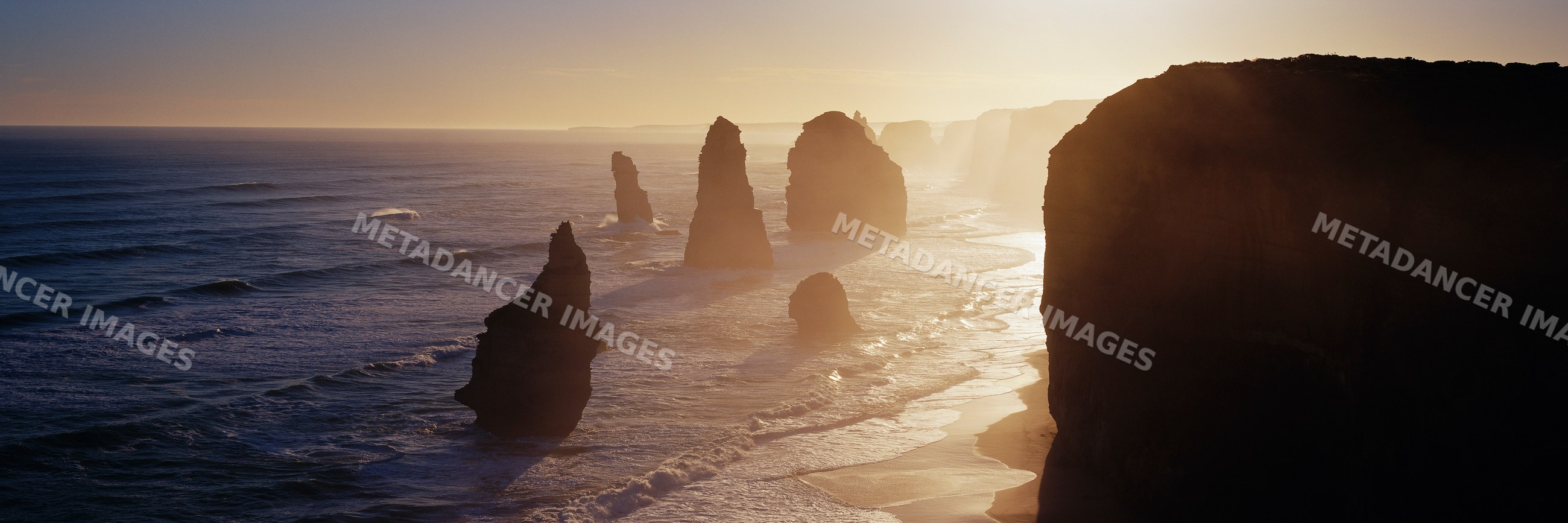 Twelve apostles sea stacks