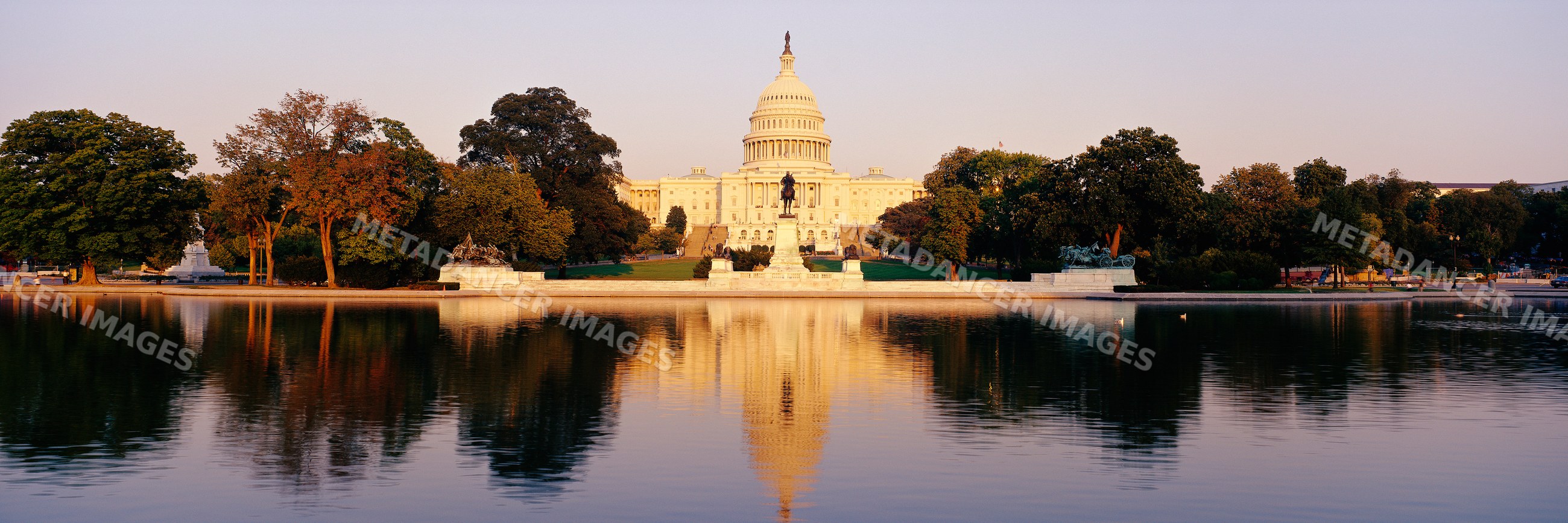 United states capitol reflecting in the capitol reflecting pool