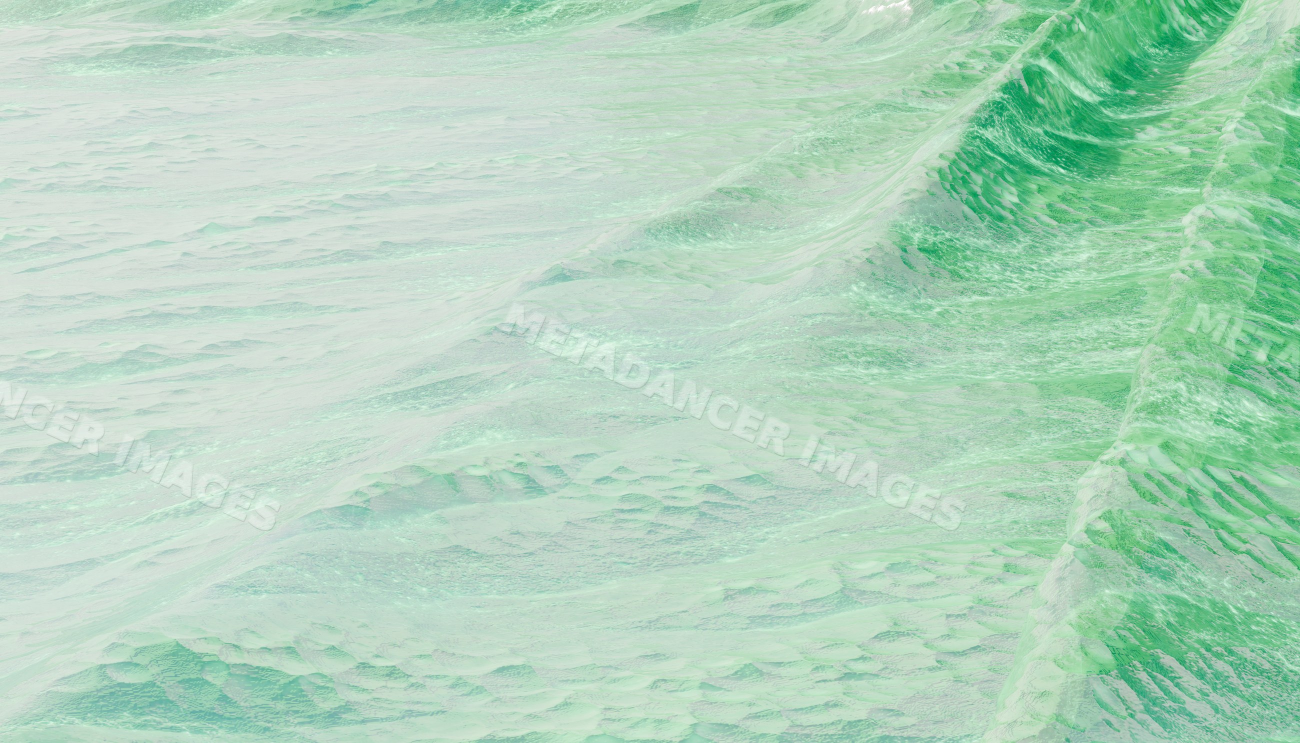Close-up of soft green fabric with detailed texture and folds