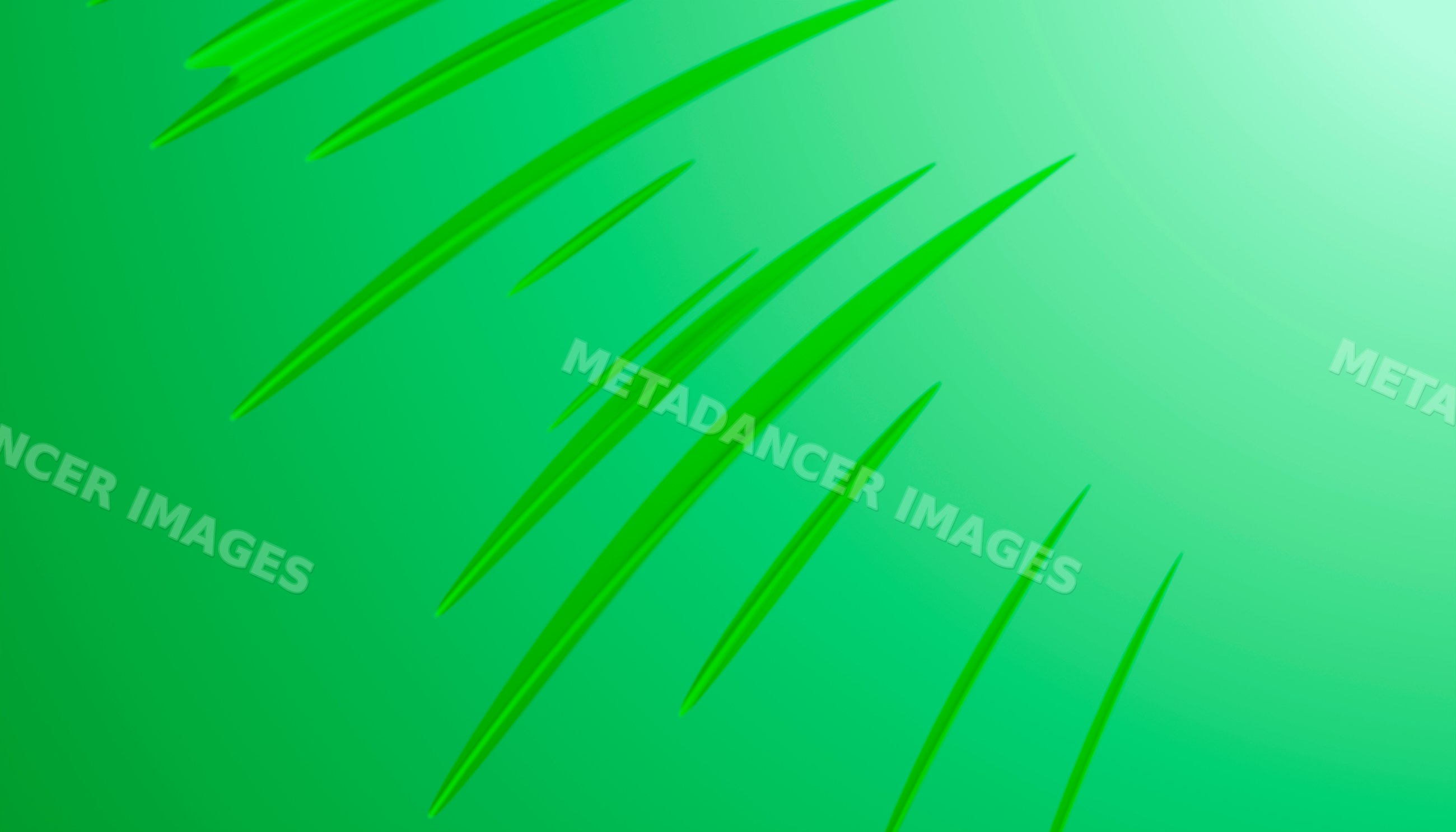 Abstract green digital illustration with flowing lines and vibrant
