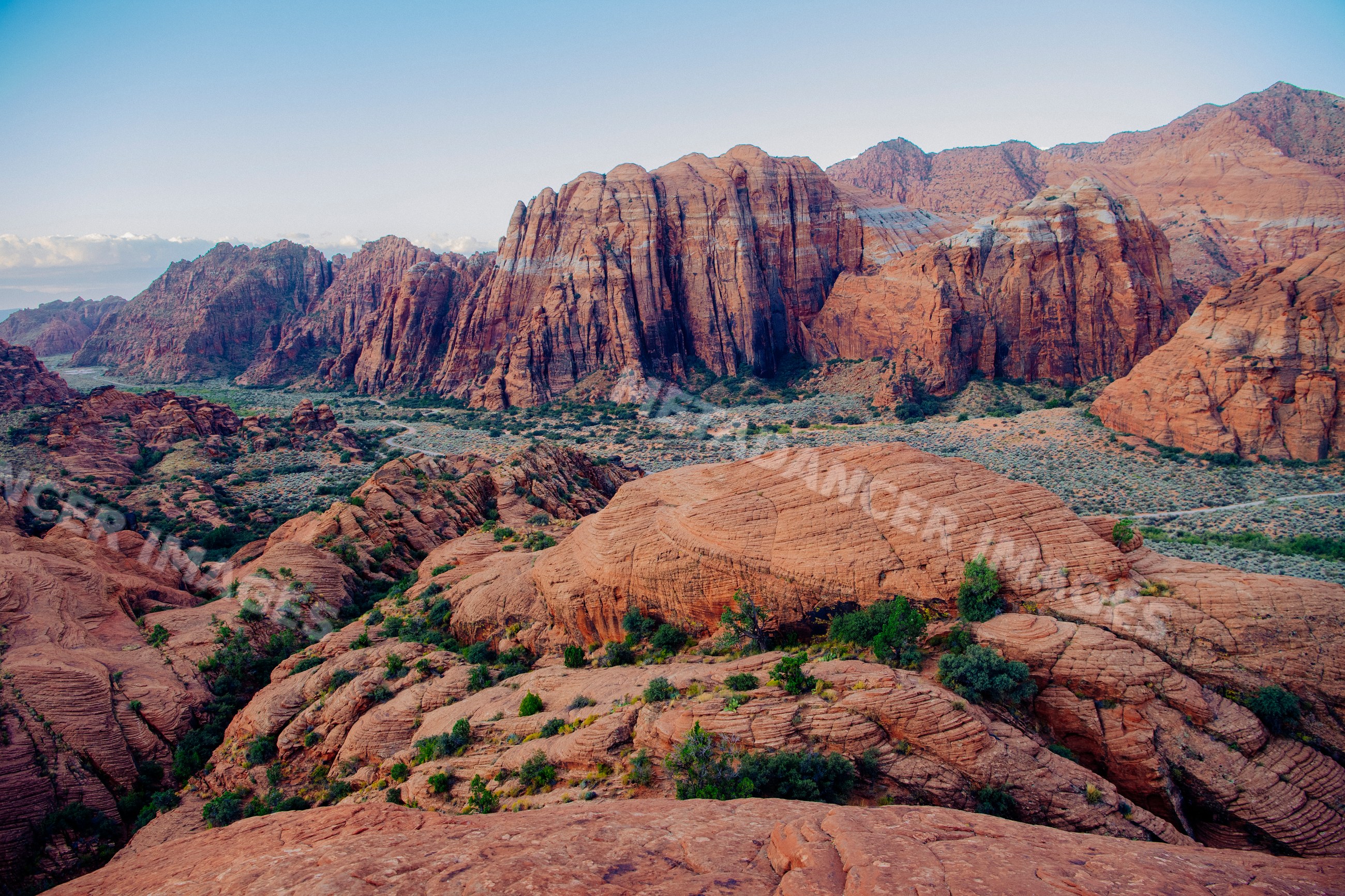 Red Cliffs Desert sandstone rock formations, Utah