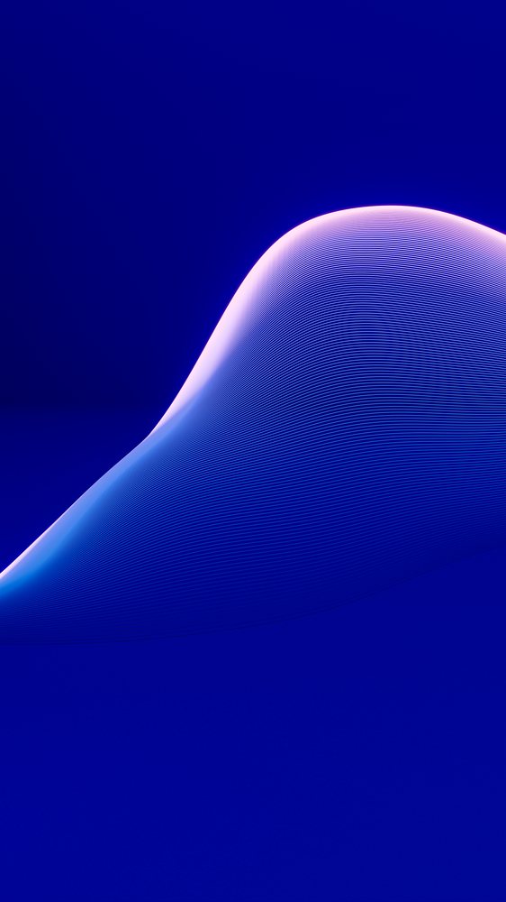 Abstract digital wave with glowing lines on blue background