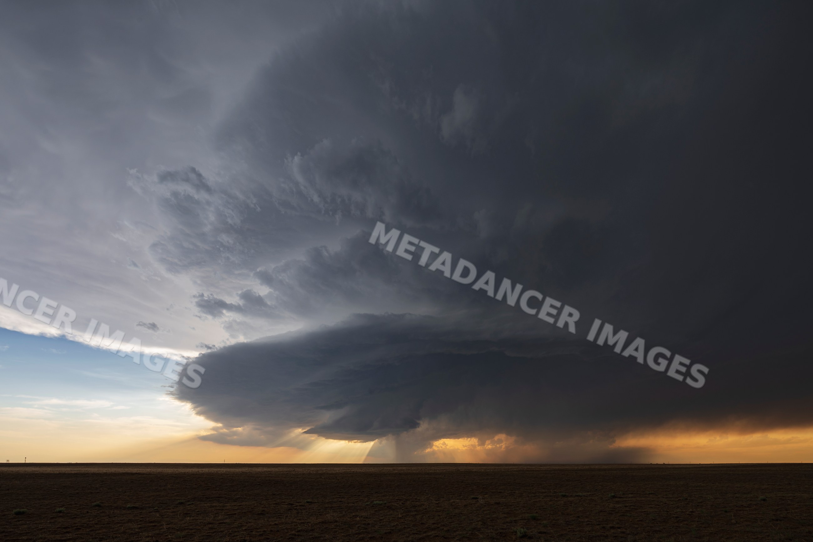 Supercell storm developing near olney springs, colorado