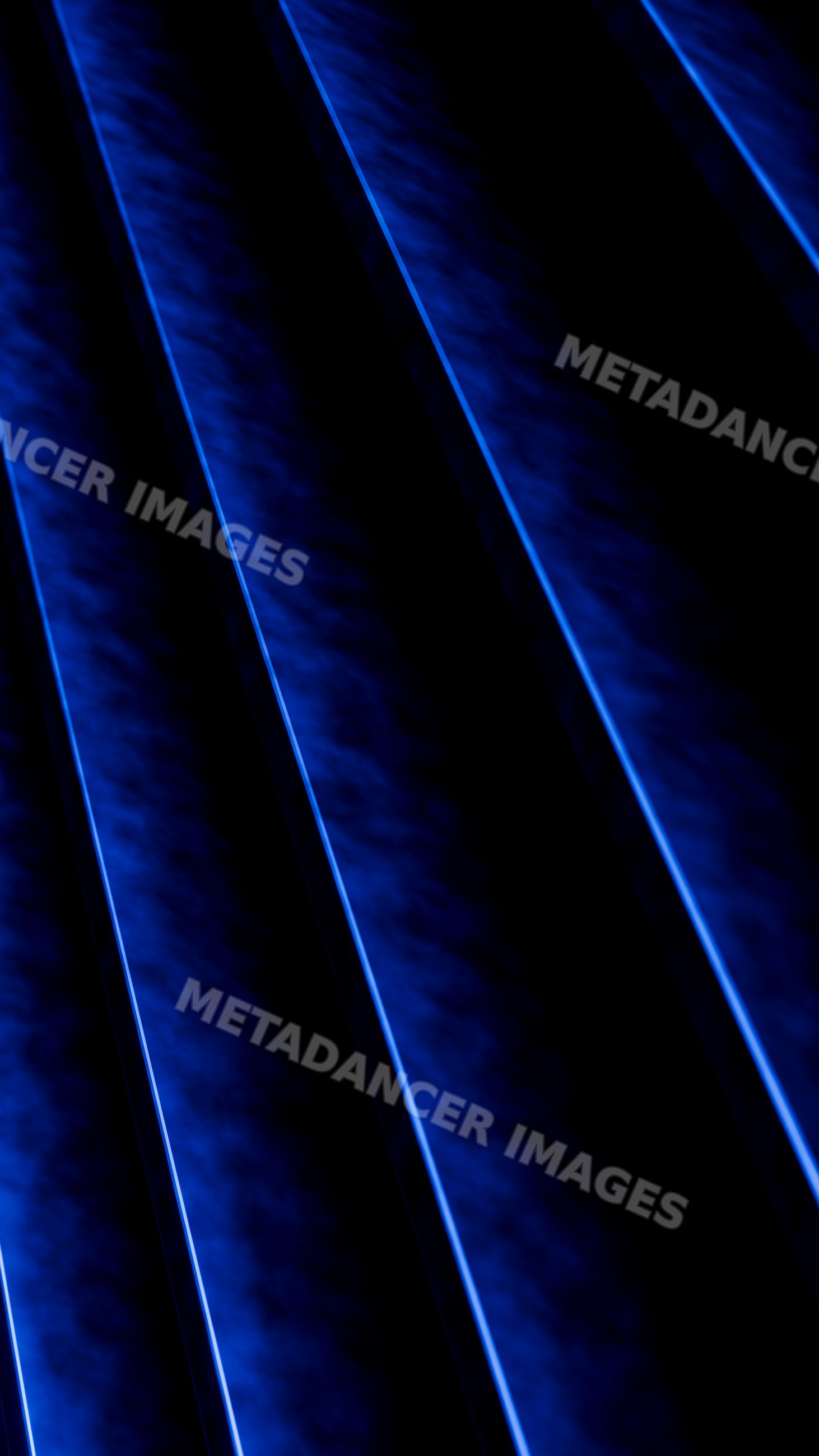 Abstract blue glowing vertical lines digital illustration