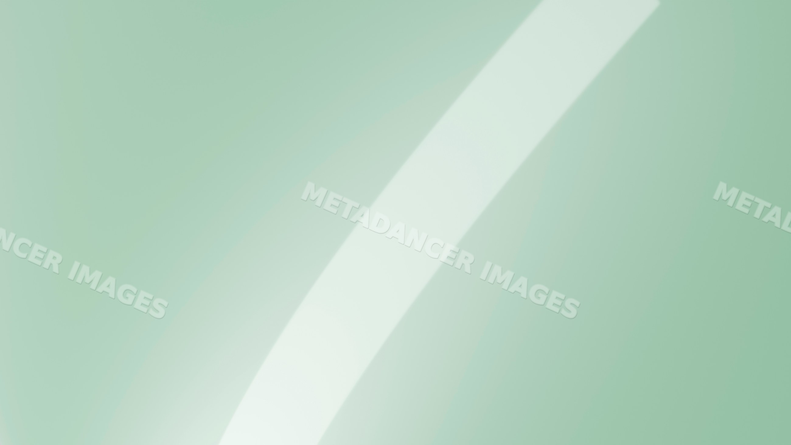 Abstract green curved gradient shape digital illustration