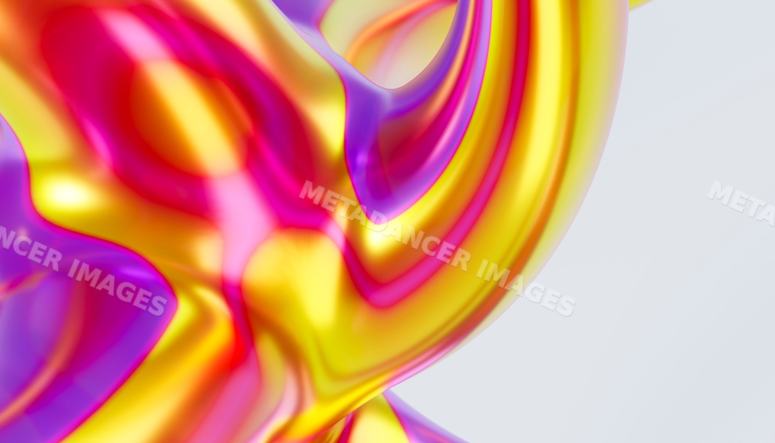 Abstract vibrant swirling colorful shapes with smooth flowing design