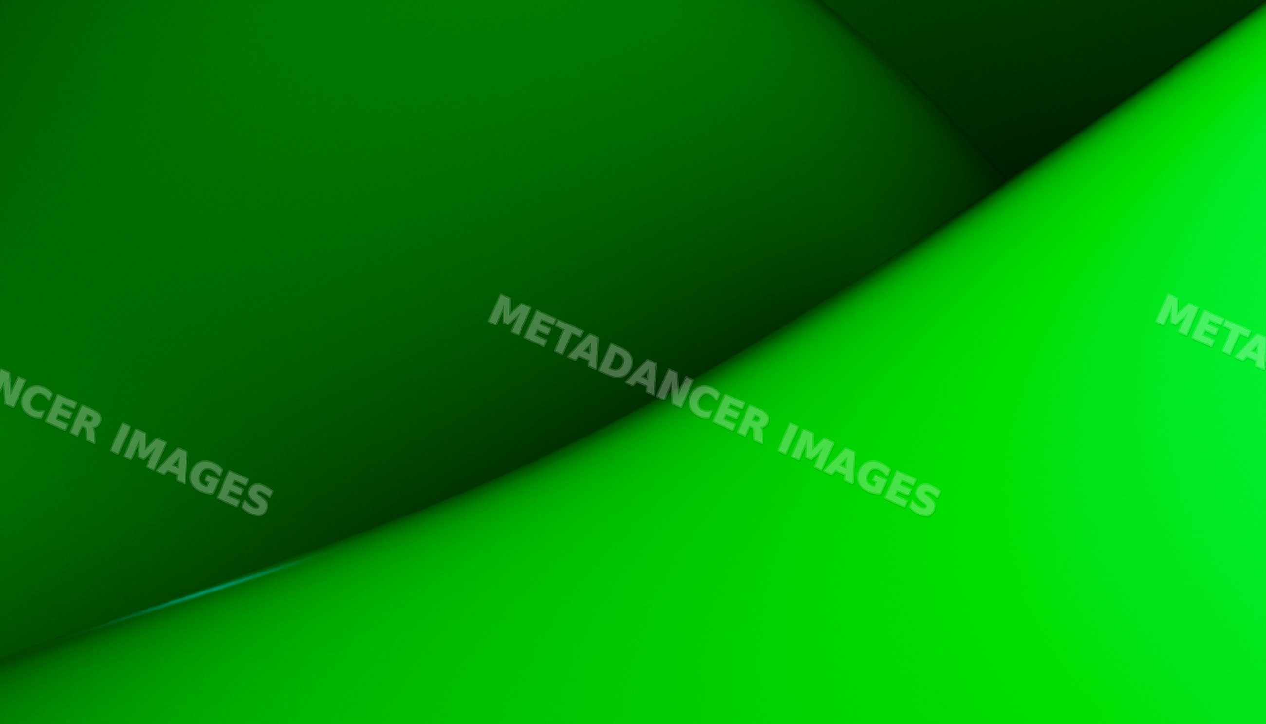 Abstract smooth green curved shapes create a modern digital background