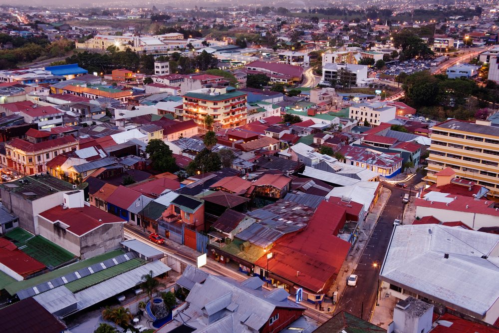 Cityscape of san jose, costa rica