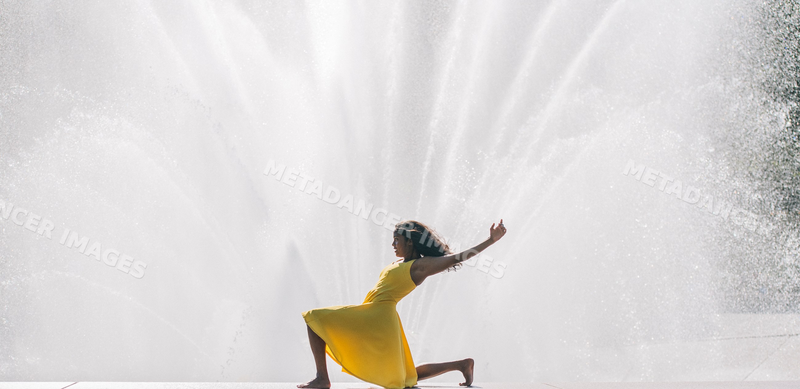 South Asian woman dancing gracefully