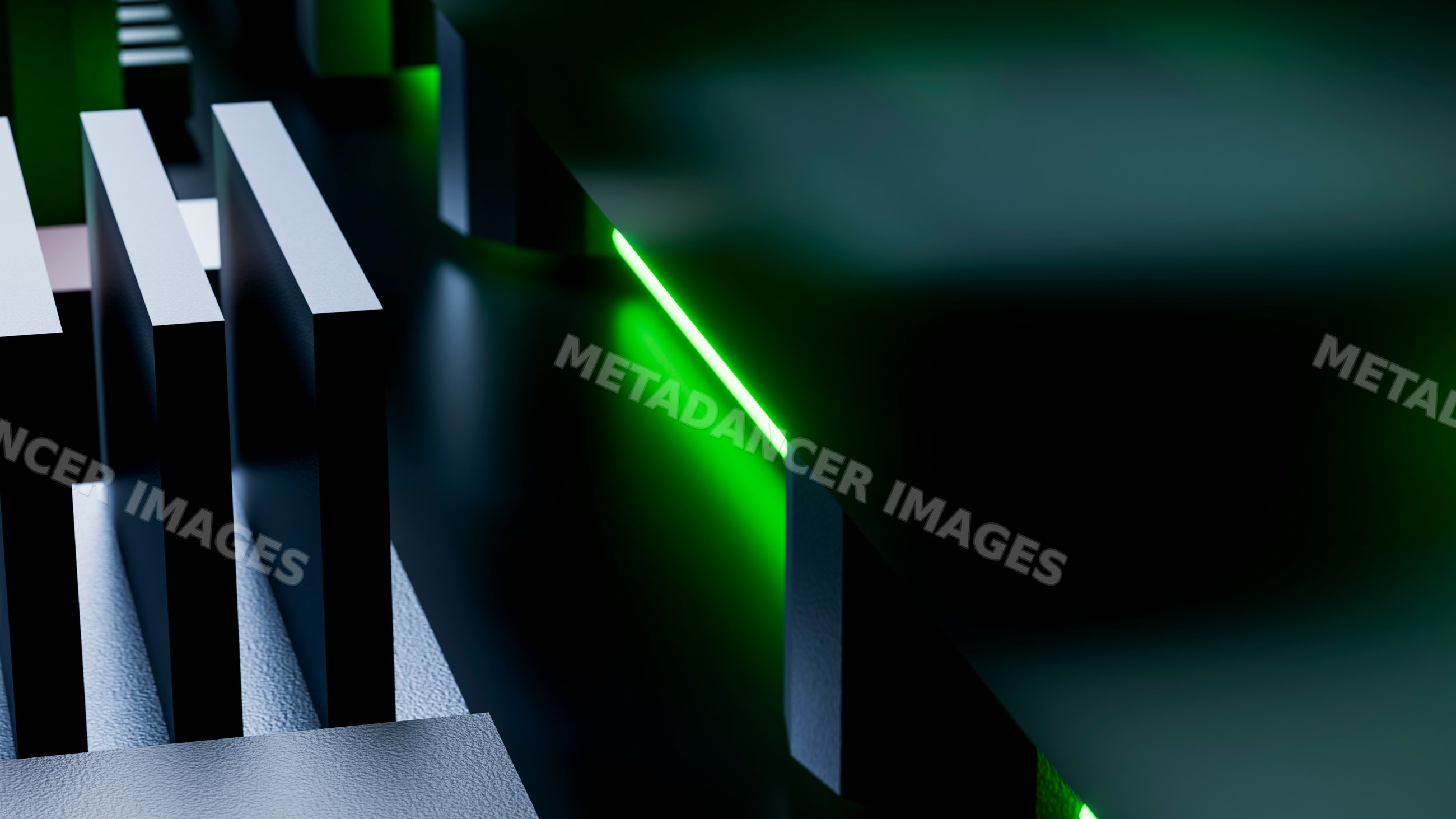 Abstract modern geometric architectural structure