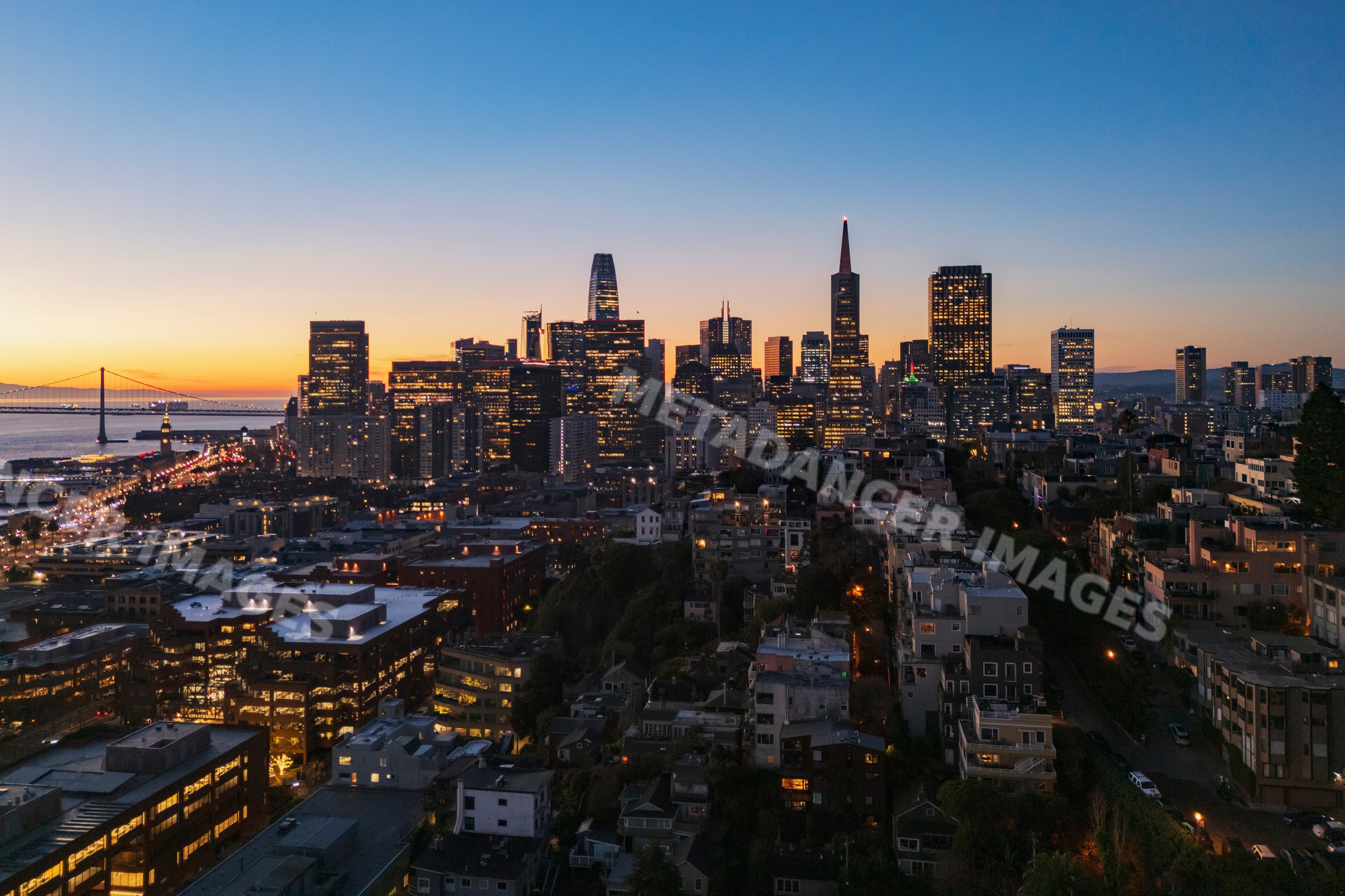 San Francisco downtown cityscape