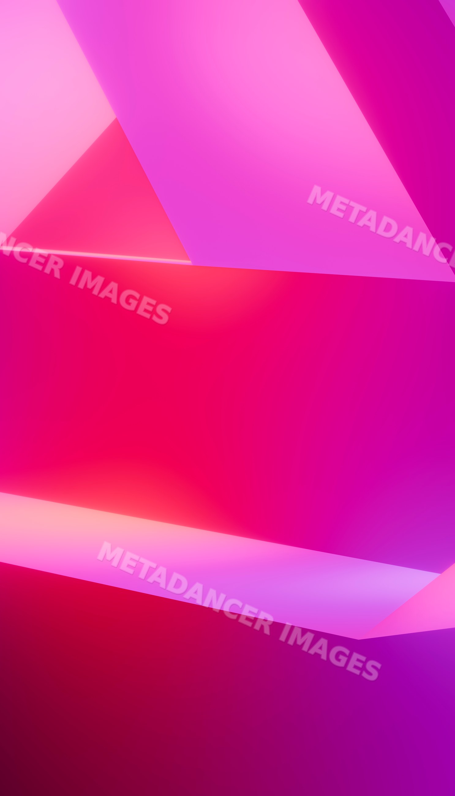 Abstract colorful geometric shapes with pink and purple gradients