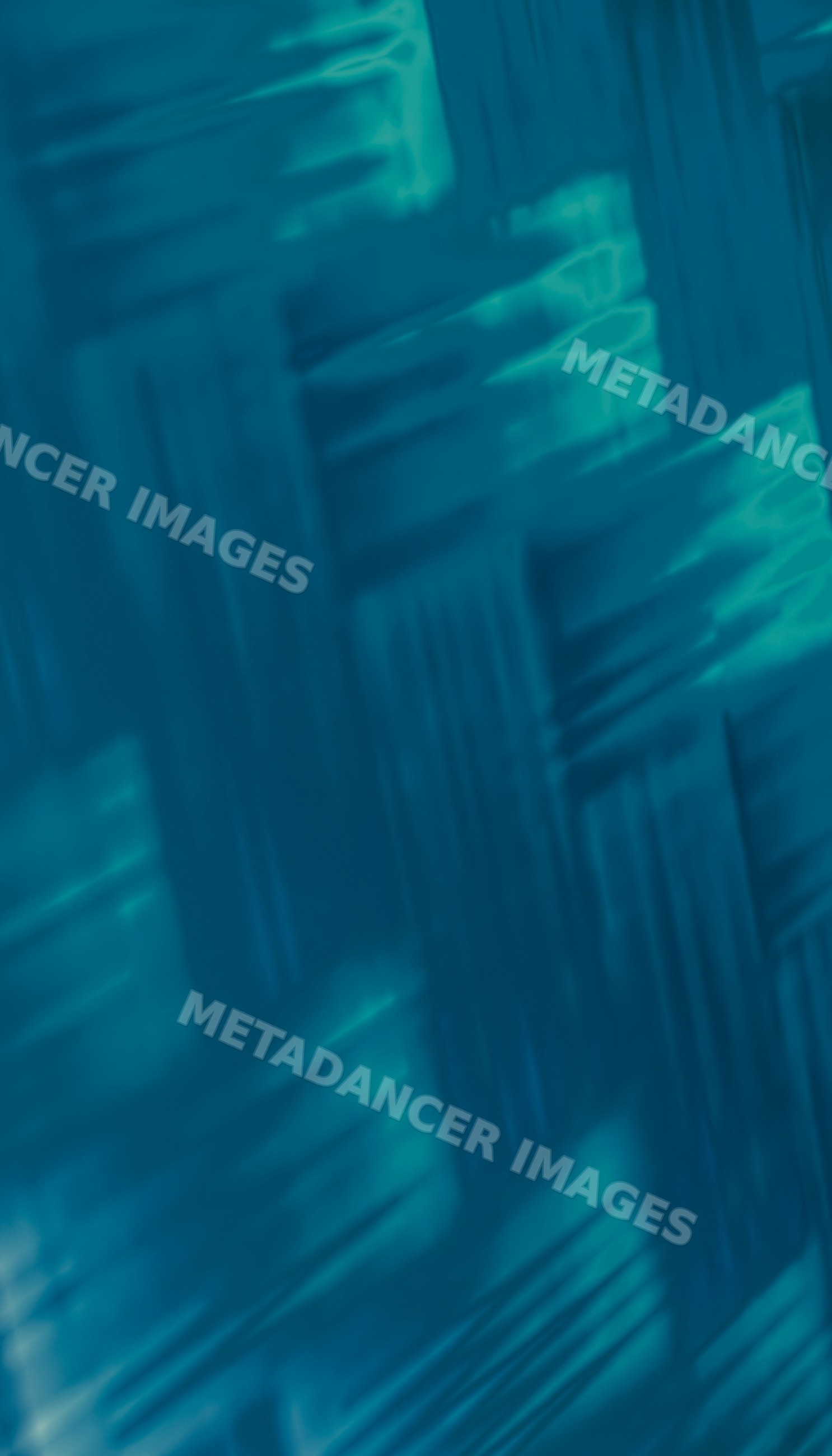 Close-up of an abstract blue geometric digital pattern with gradient