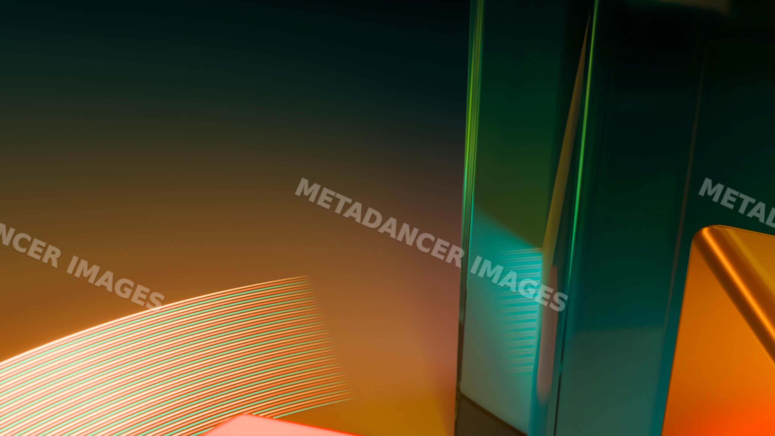 Abstract colorful geometric shapes with smooth gradients