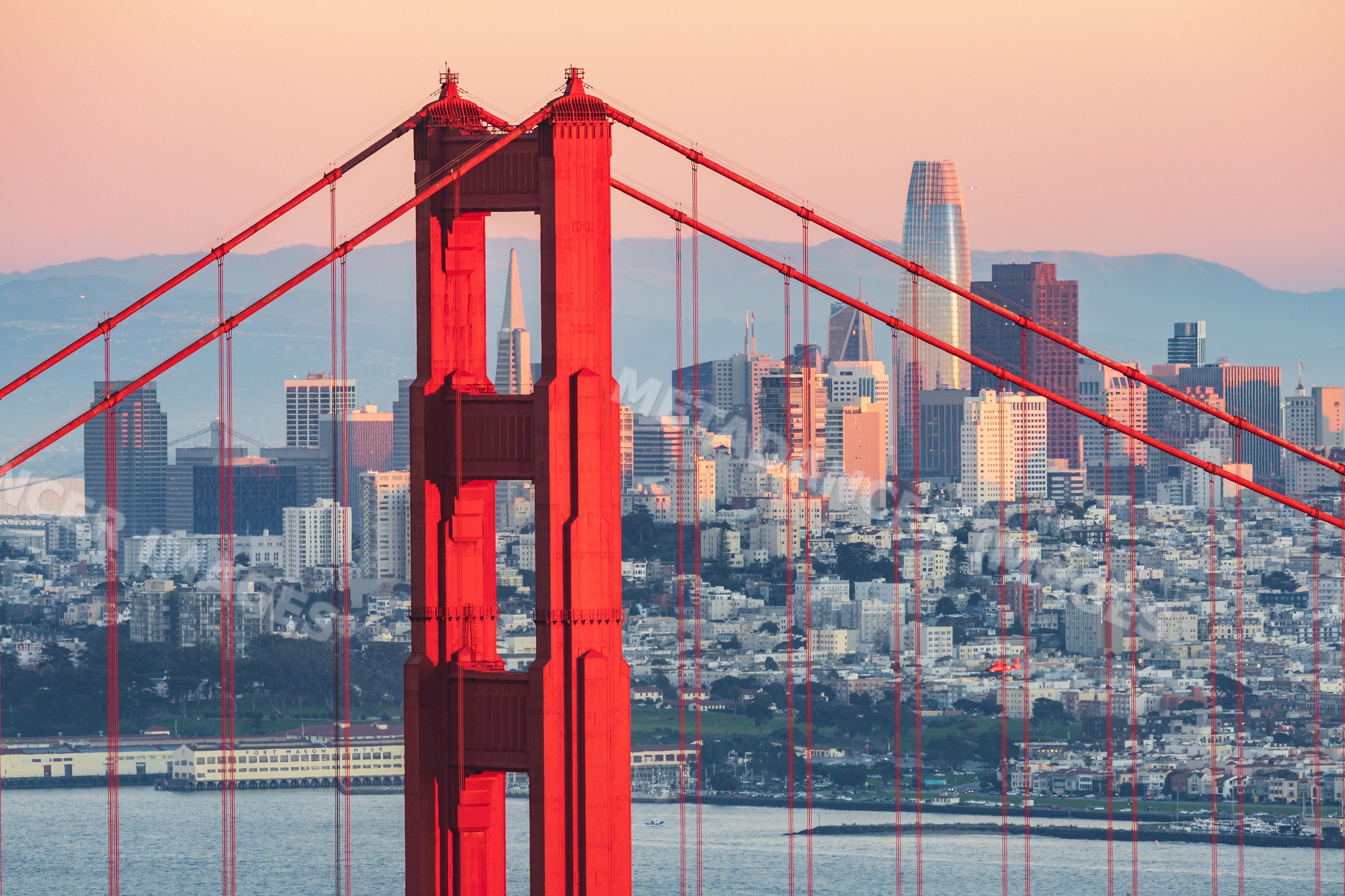 Golden Gate Bridge and Downtown San Francisco