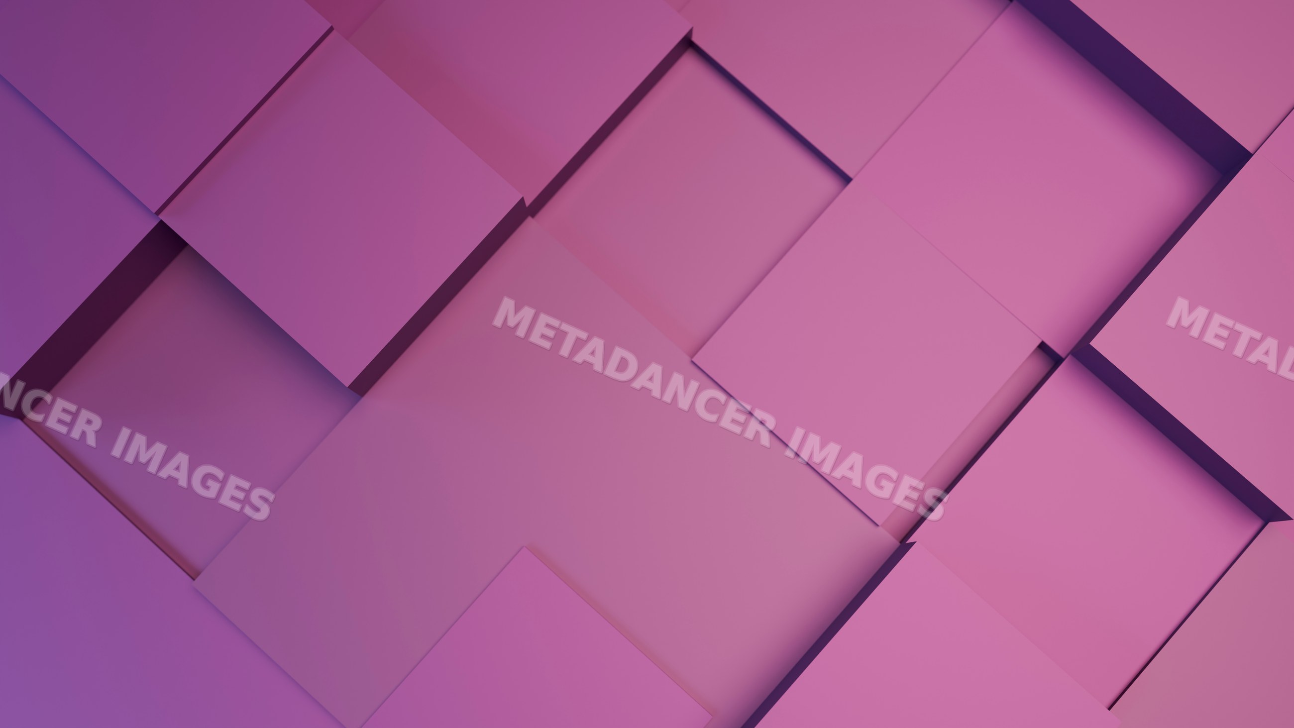 Abstract 3d purple cubes geometric background design illustration