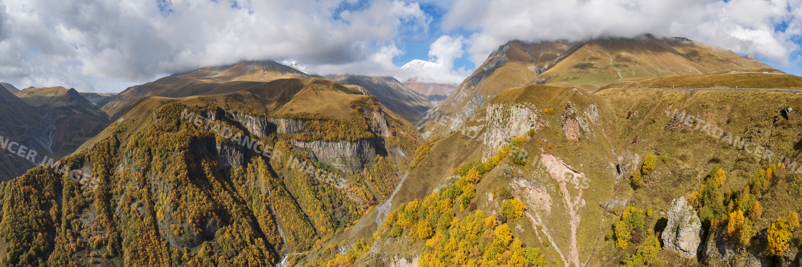 Sherkhota Mountain and southern caucasus scenery