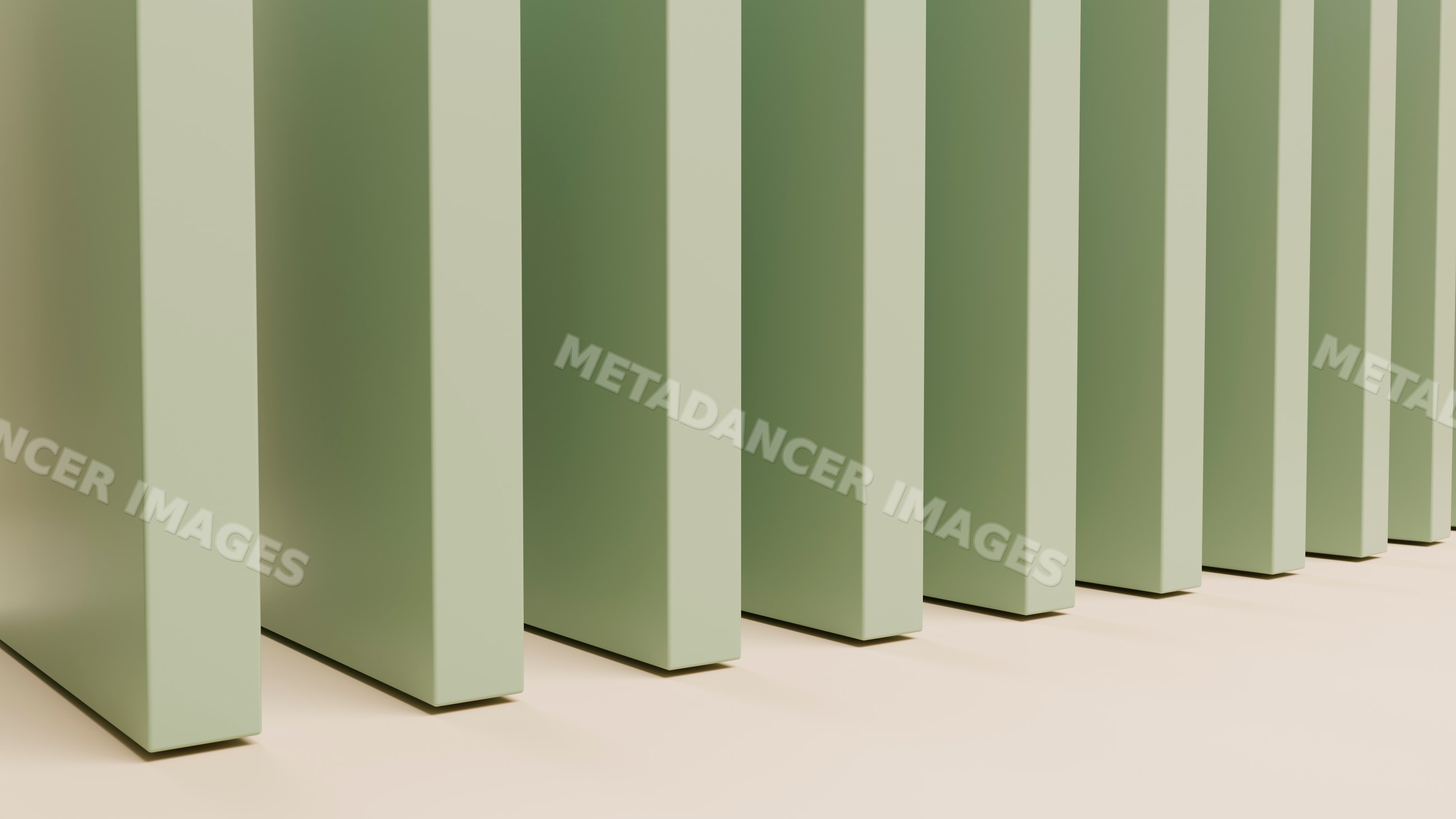 Green vertical bars creating a minimalist abstract pattern