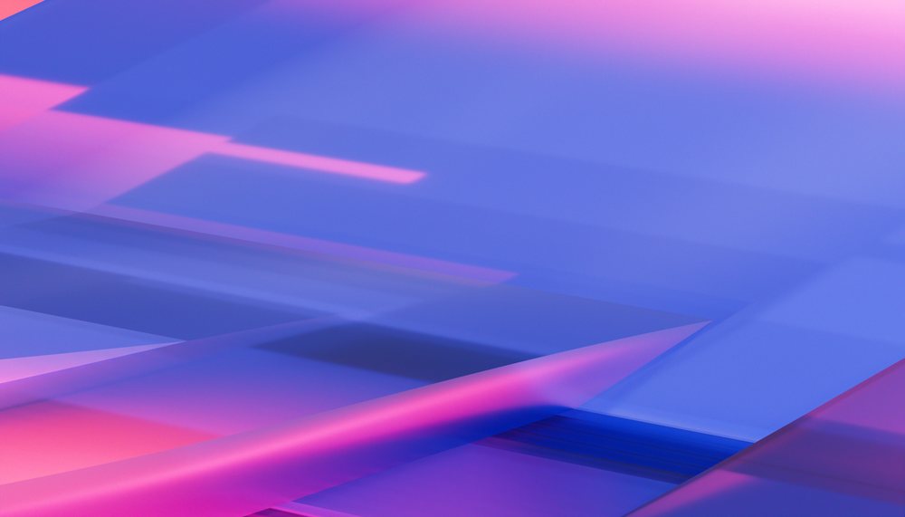 Abstract digital background with blue and pink geometric shapes