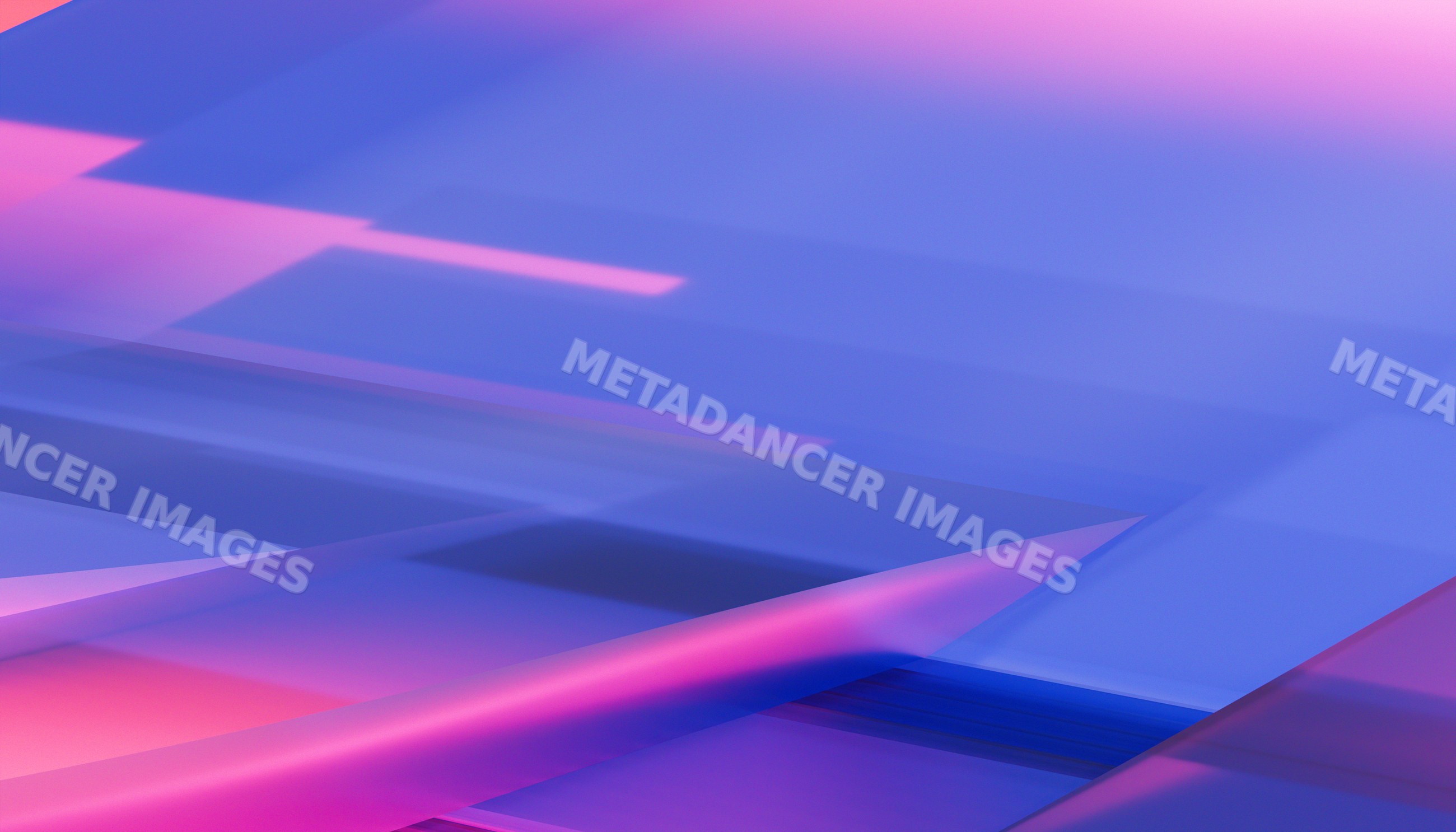 Abstract digital background with blue and pink geometric shapes
