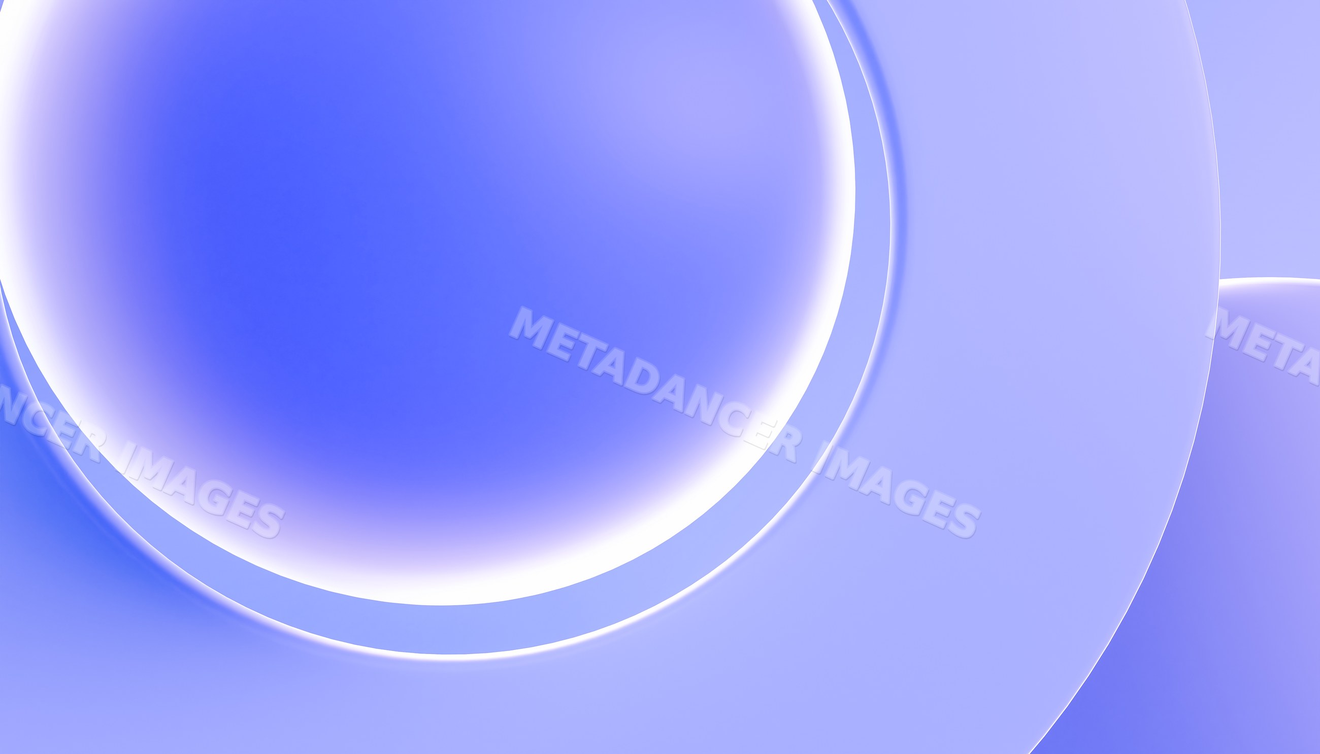 Abstract render background with smooth concentric blue circles