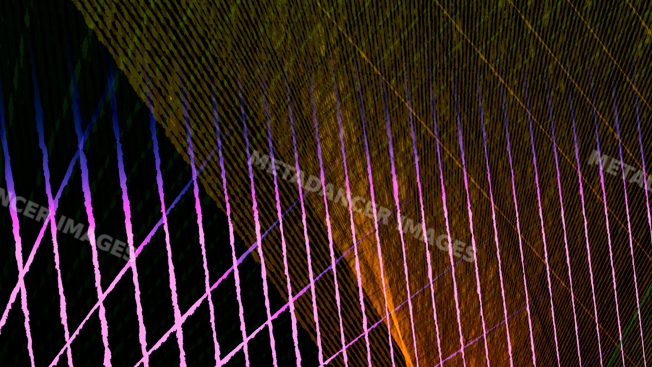Colorful abstract diagonal grid pattern with glowing lines