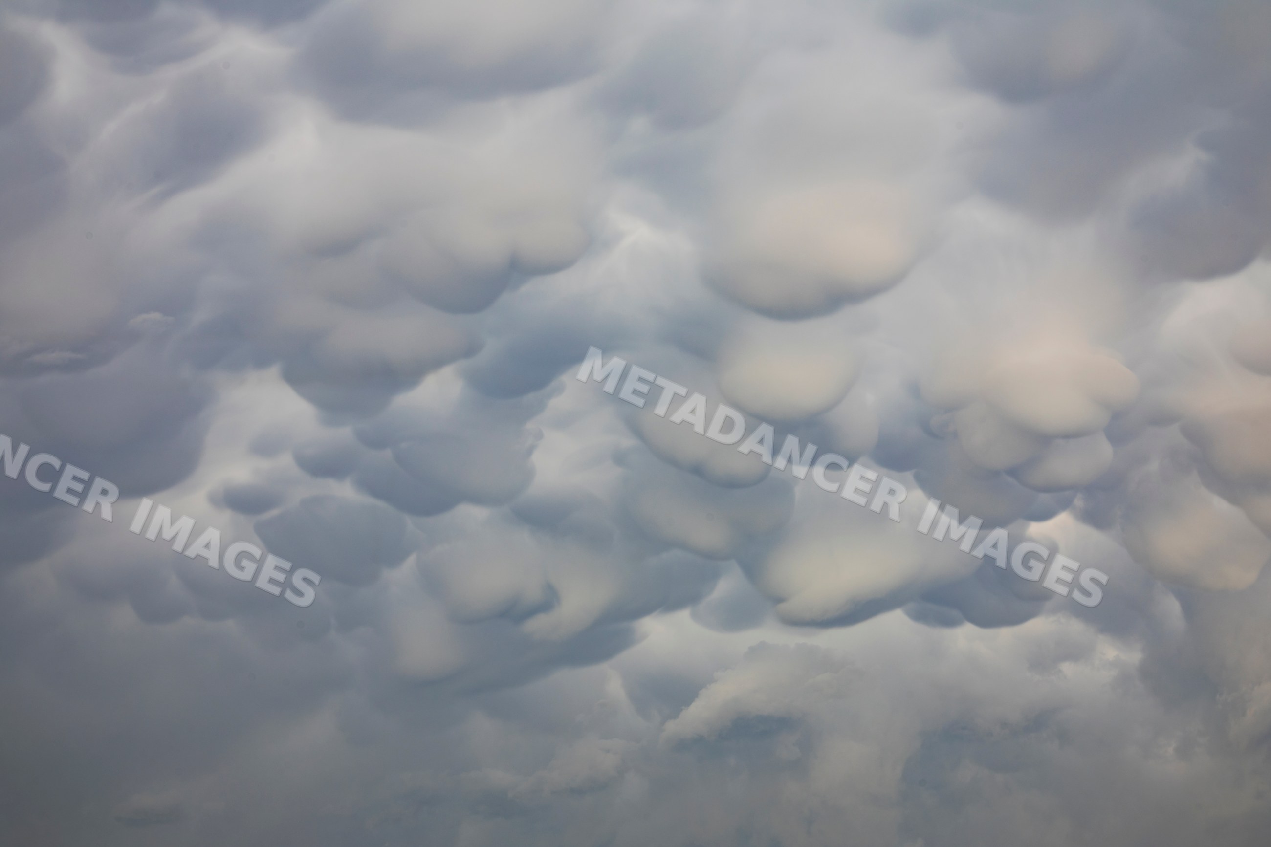 Mammatus Clouds formation over olney springs, colorado, USA