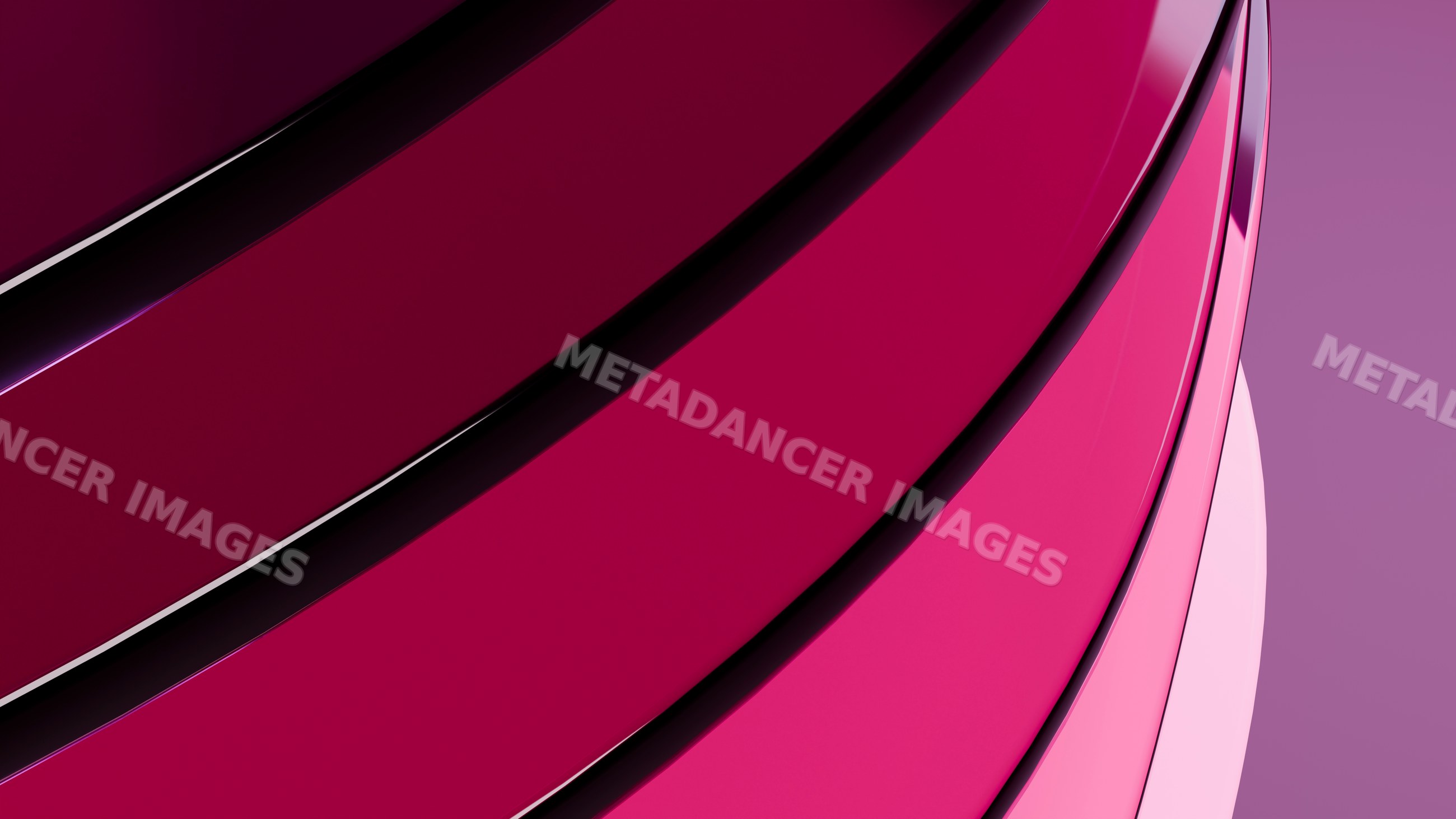 Abstract curved overlapping layers