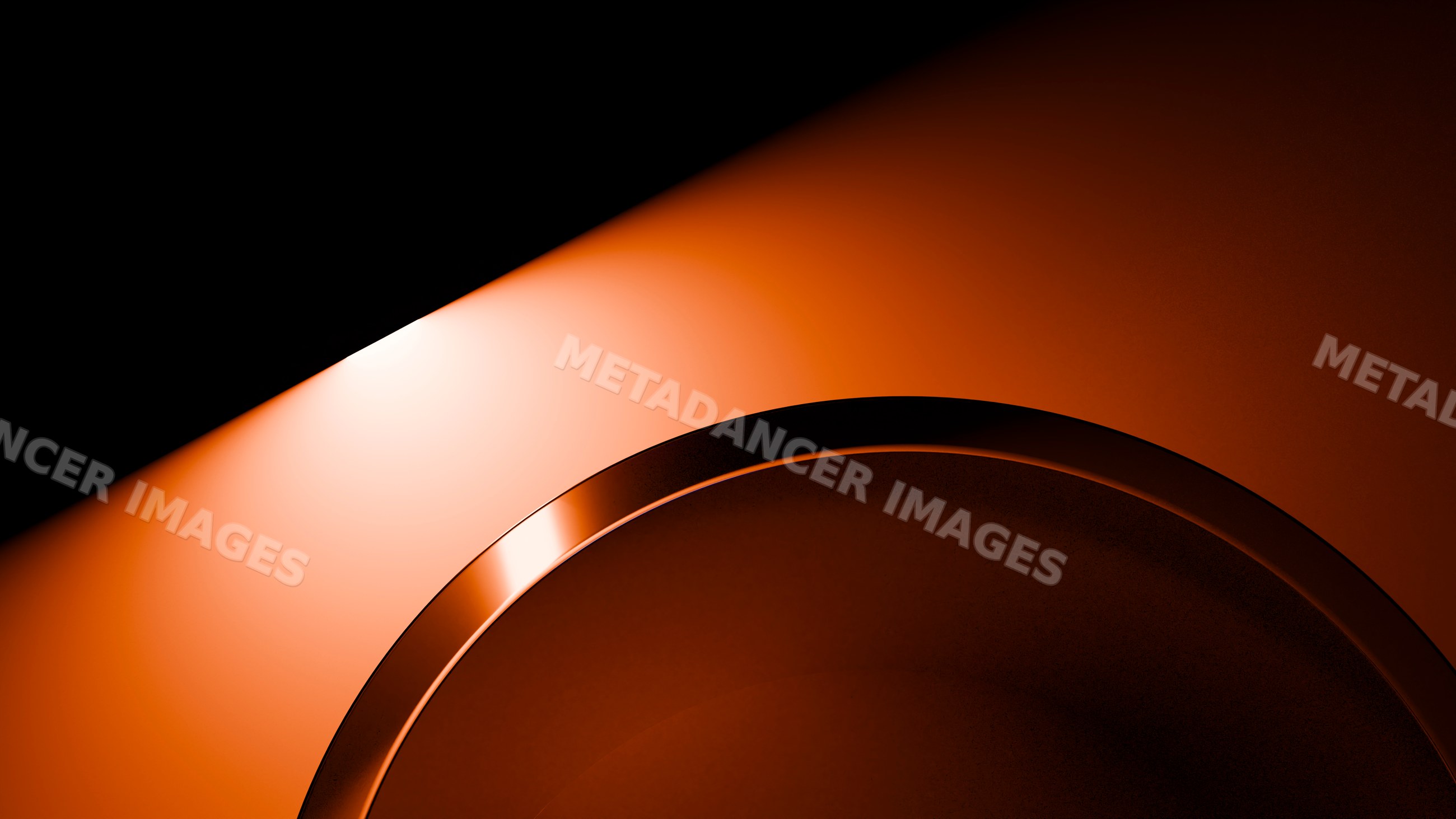 Empty round ceramic plate on brown table surface with warm lighting