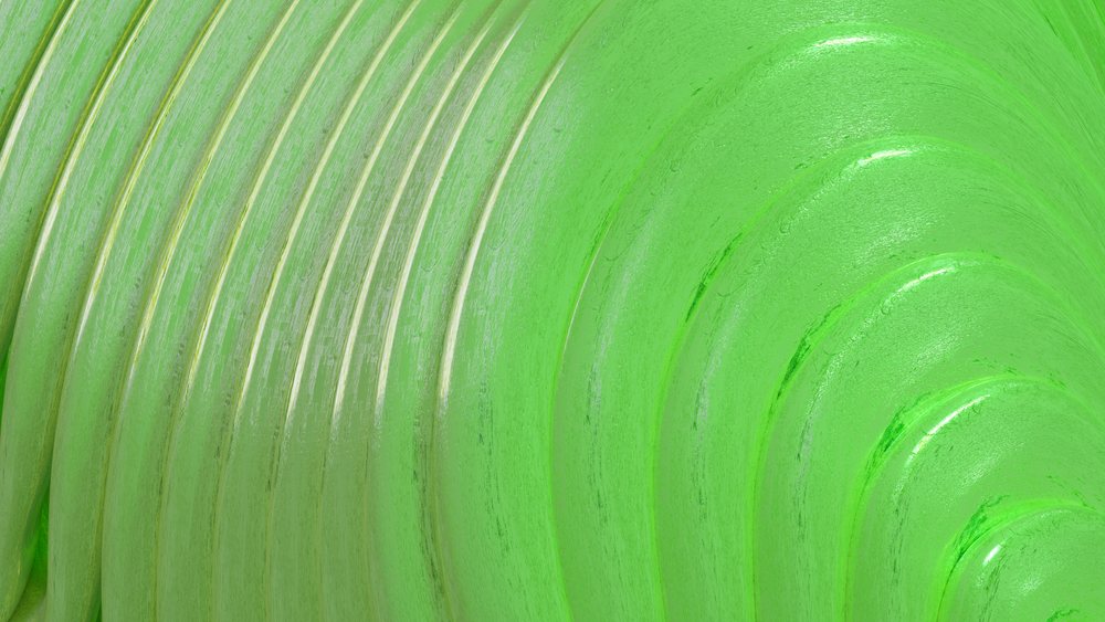Green textured spiral pattern abstract illustration