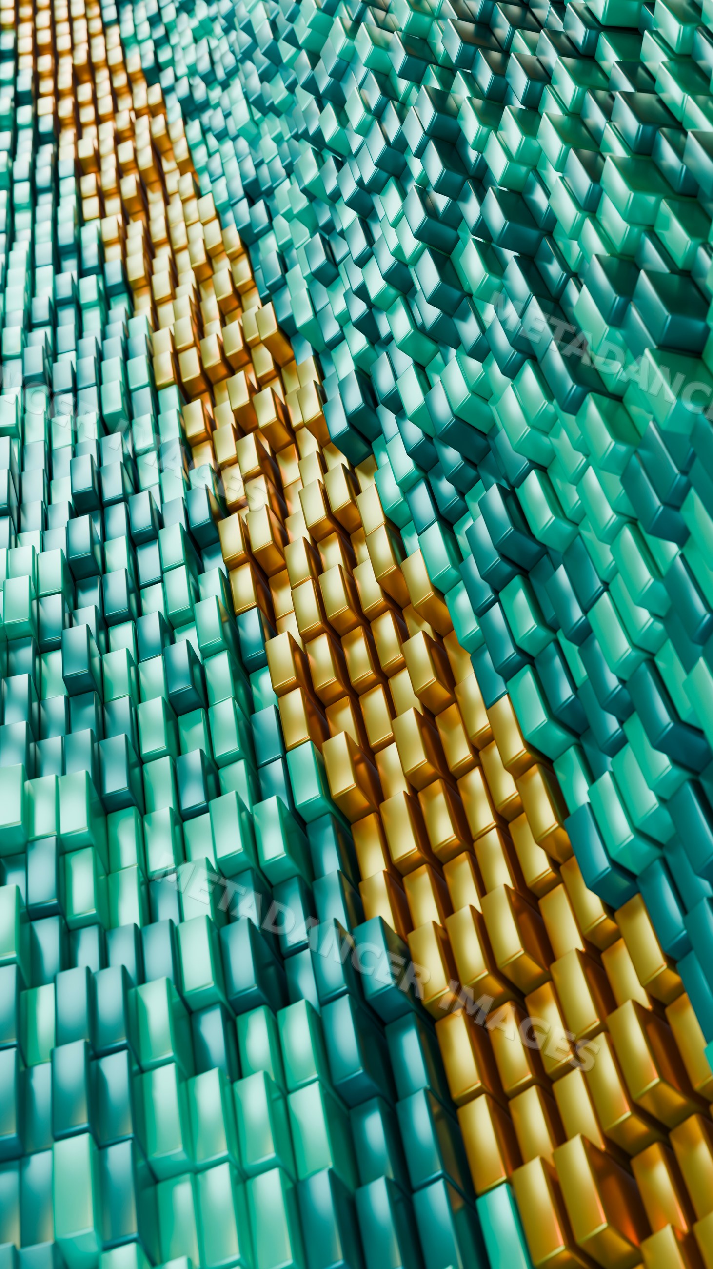 Stacked 3d cubes forming abstract geometric pattern