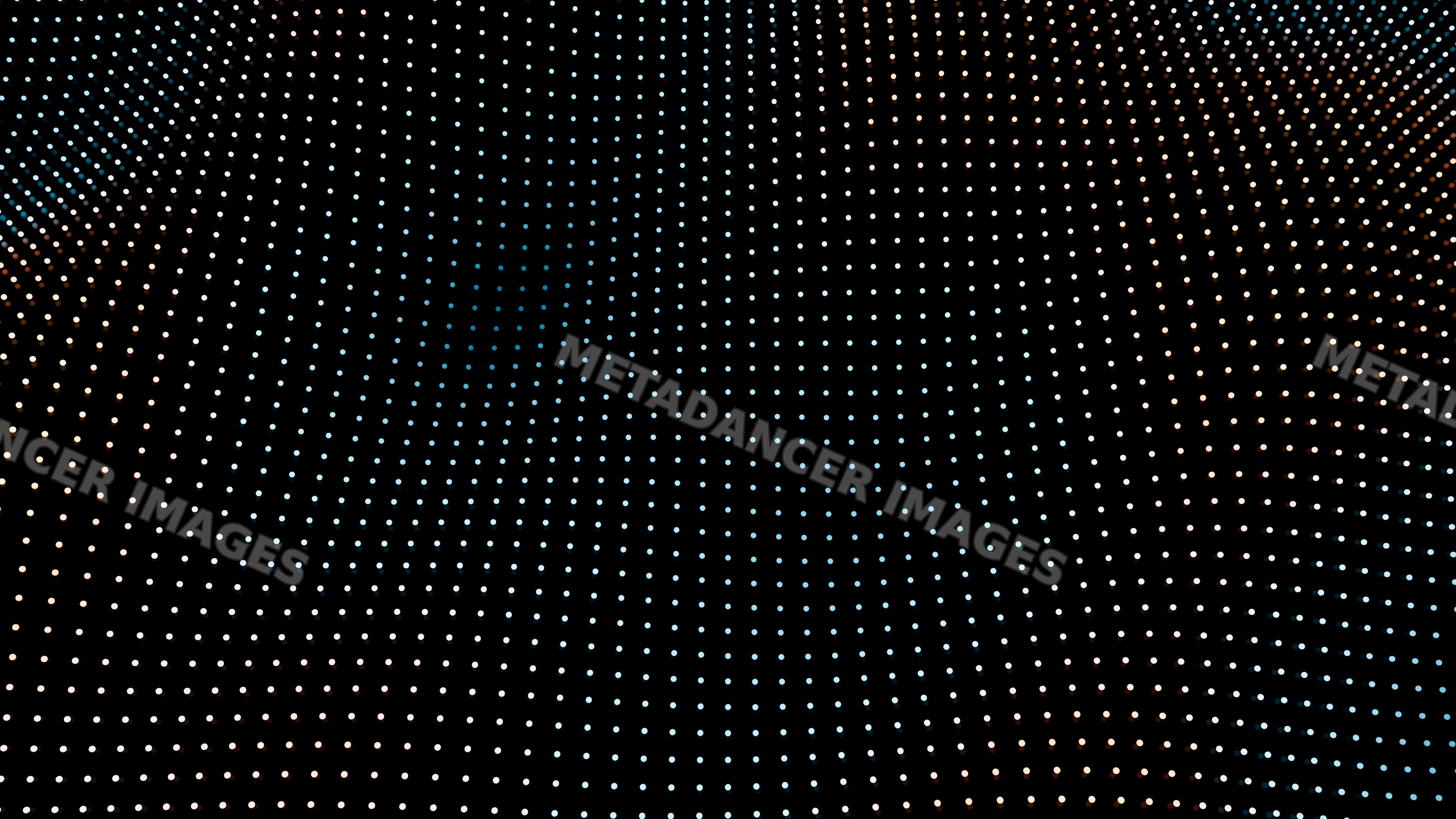Abstract digital dots form a 3d spherical network pattern